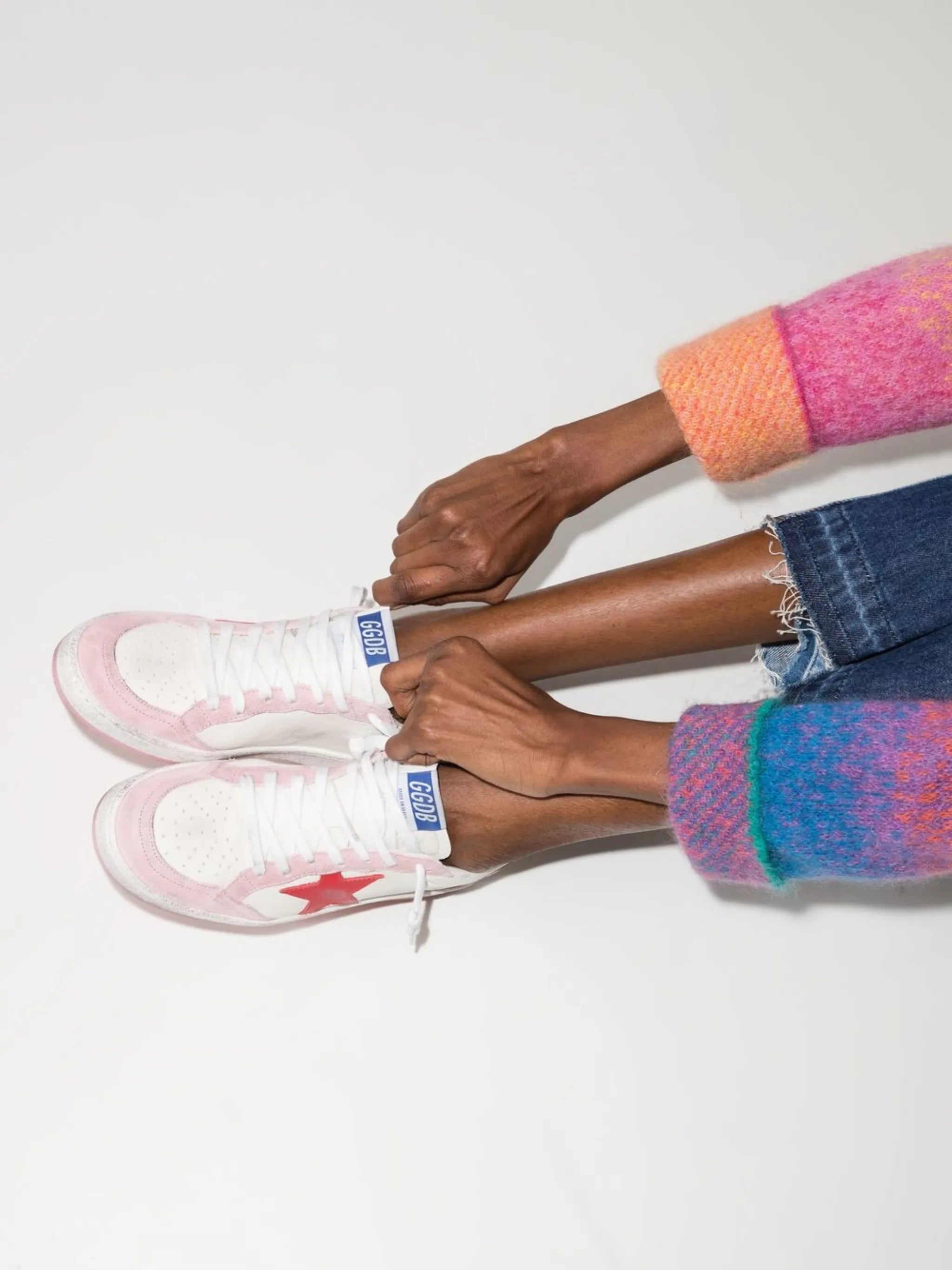 Superstar lace-up sneakers