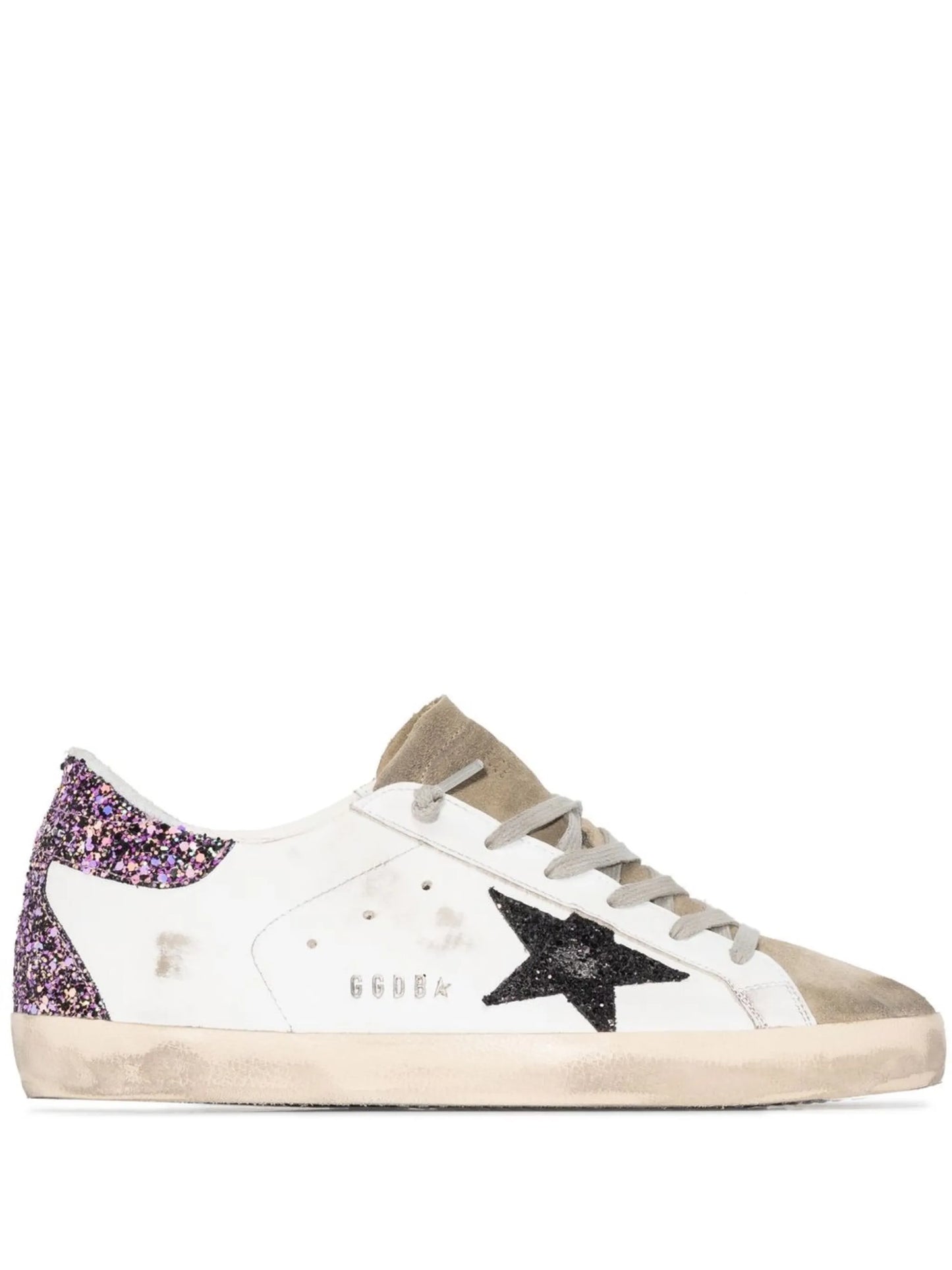 Super Star panelled low-top trainers