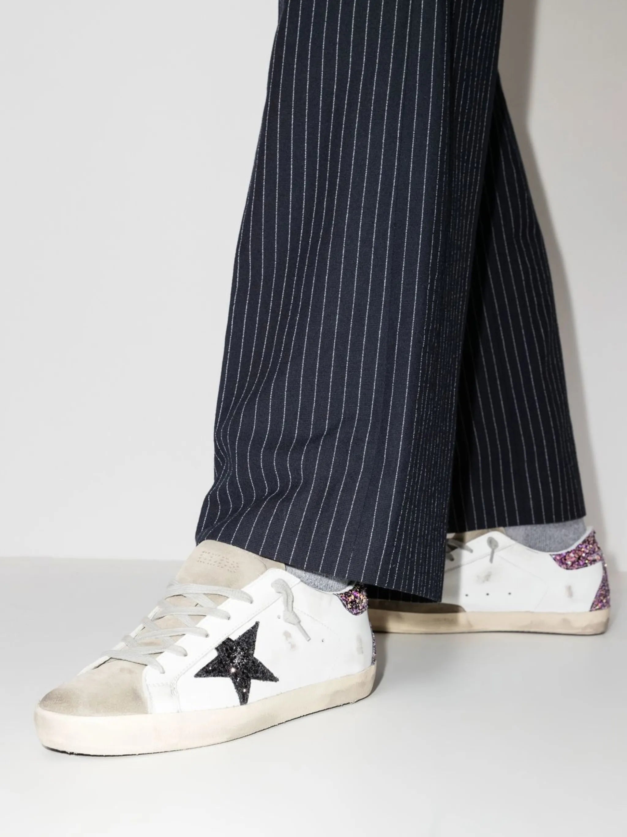 Super Star panelled low-top trainers