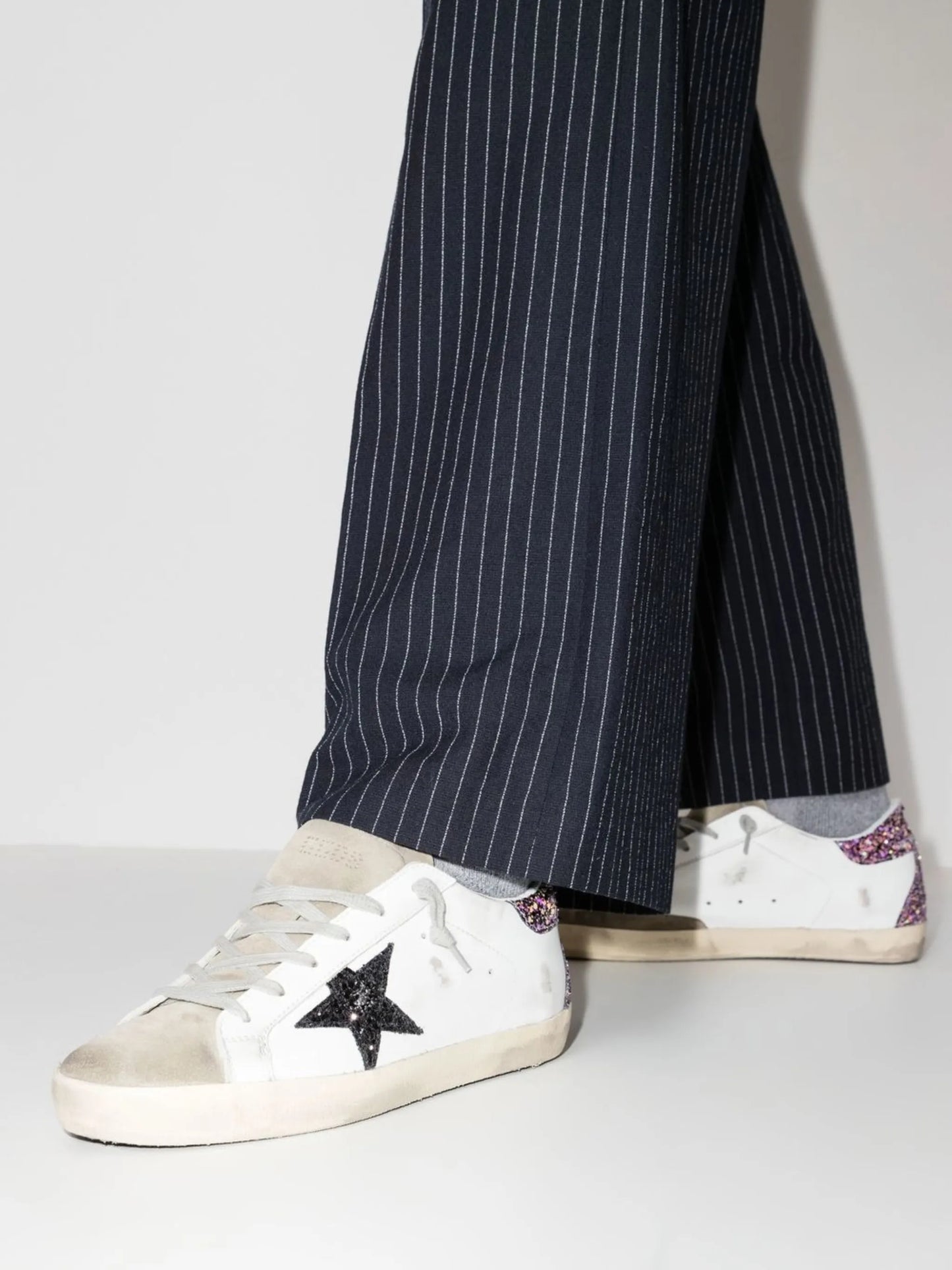 Super Star panelled low-top trainers