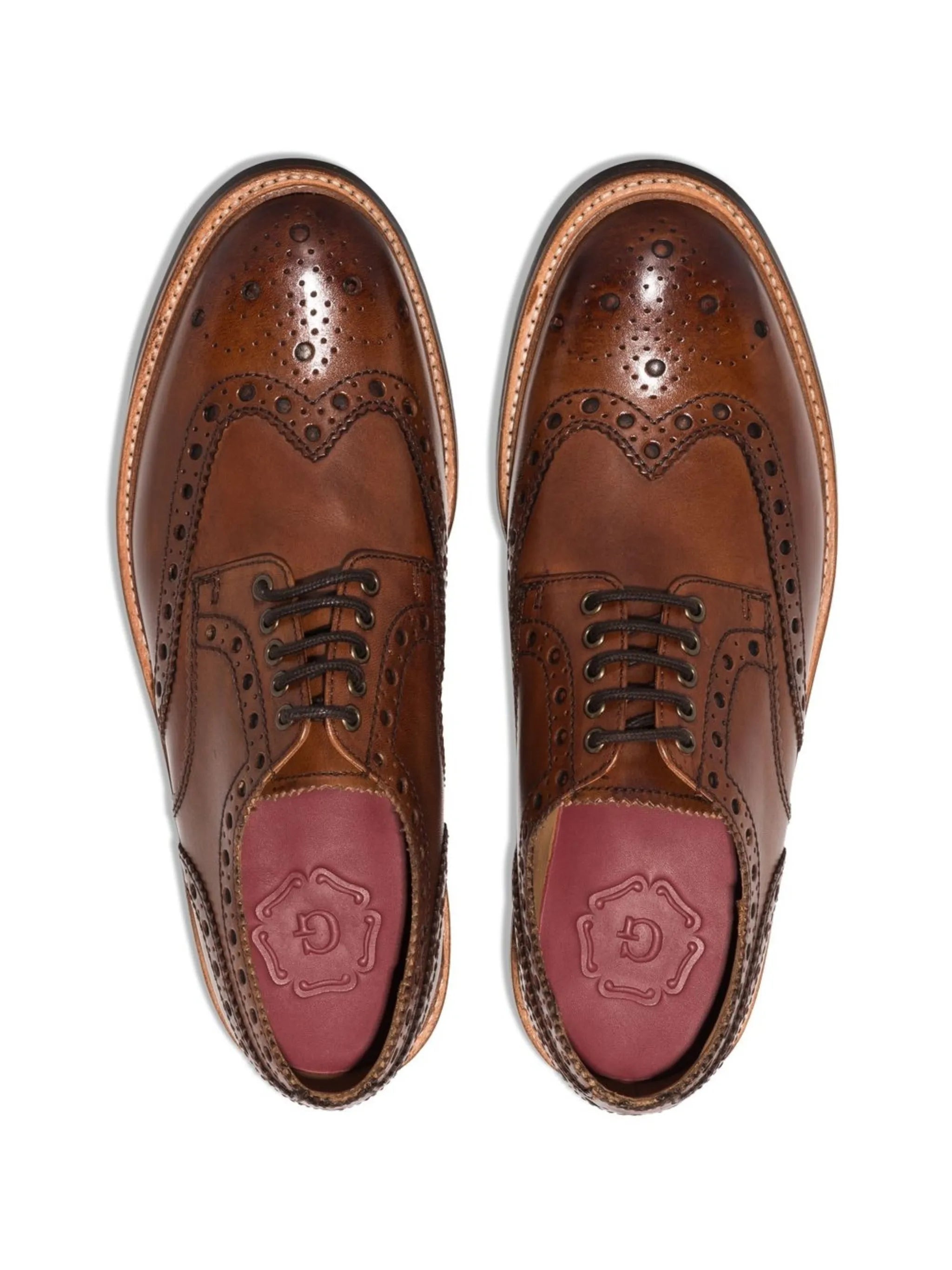 Archie leather lace-up brogues
