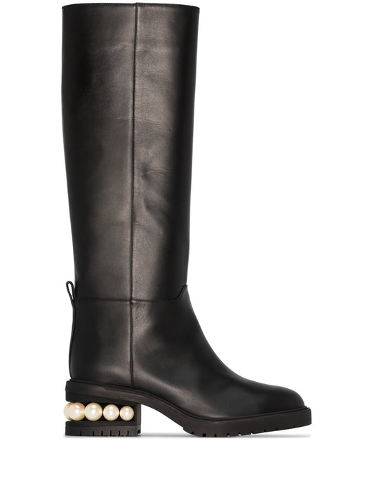 Casati pearl-embellished boots