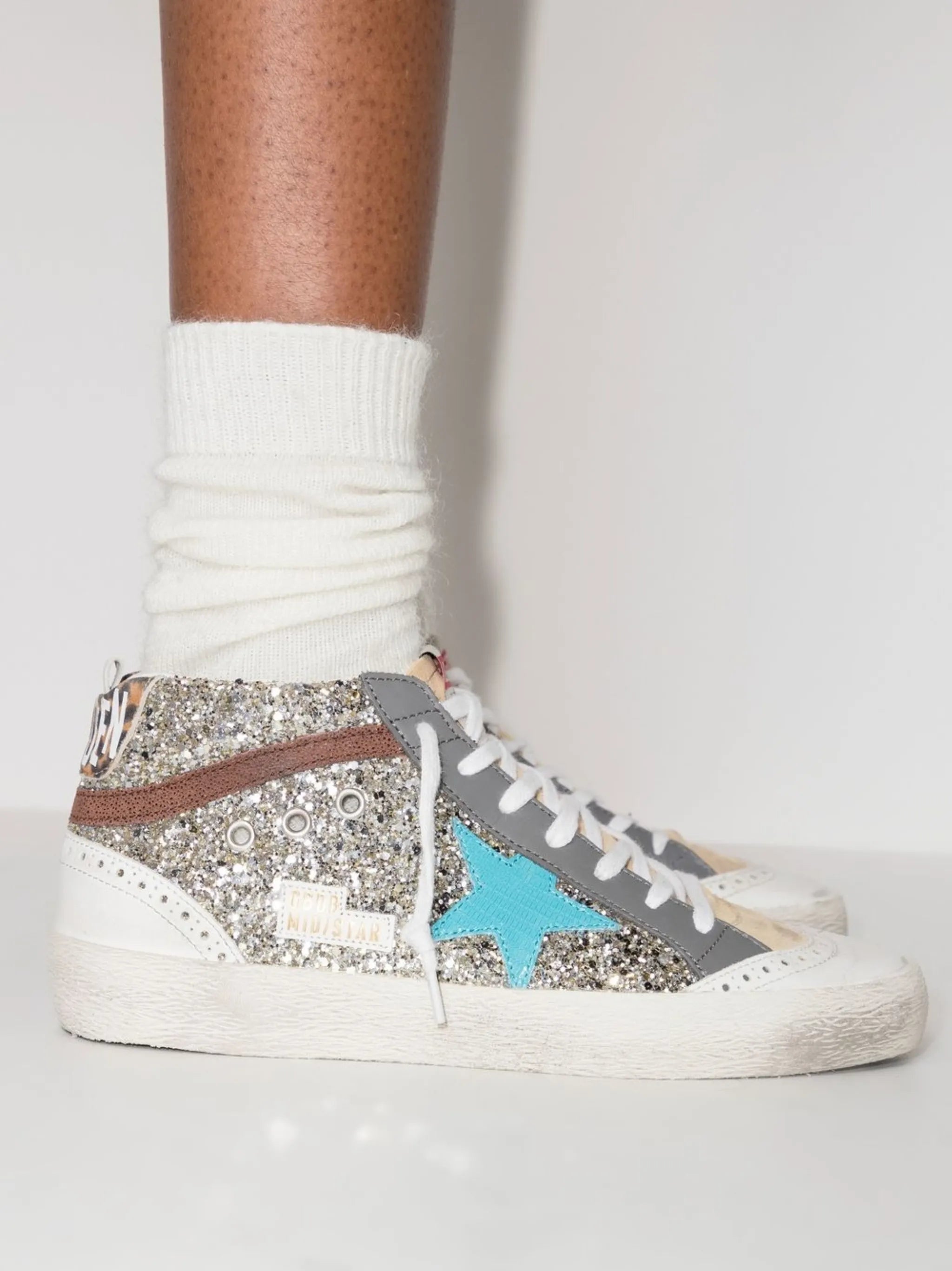 glitter-embellished Super Star sneakers