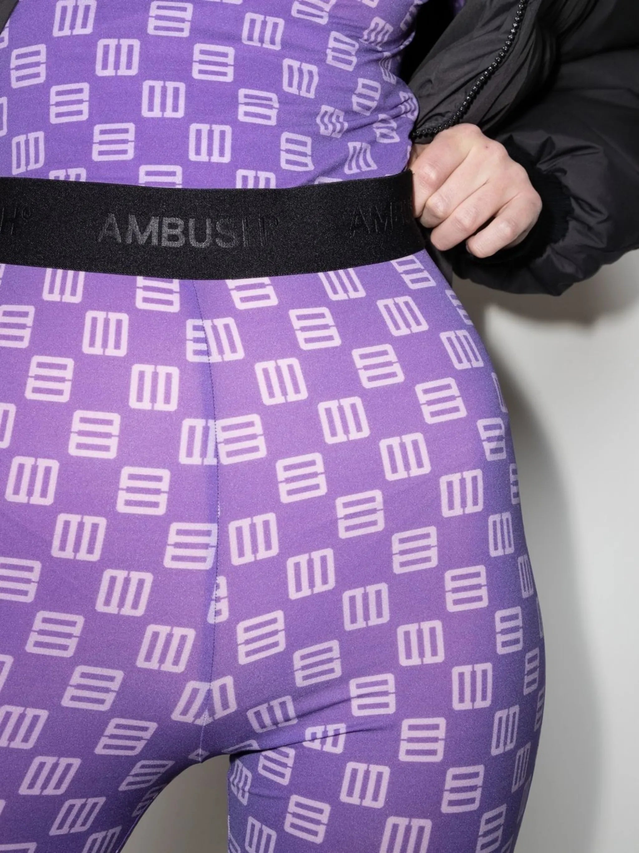 monogram knee-length shorts