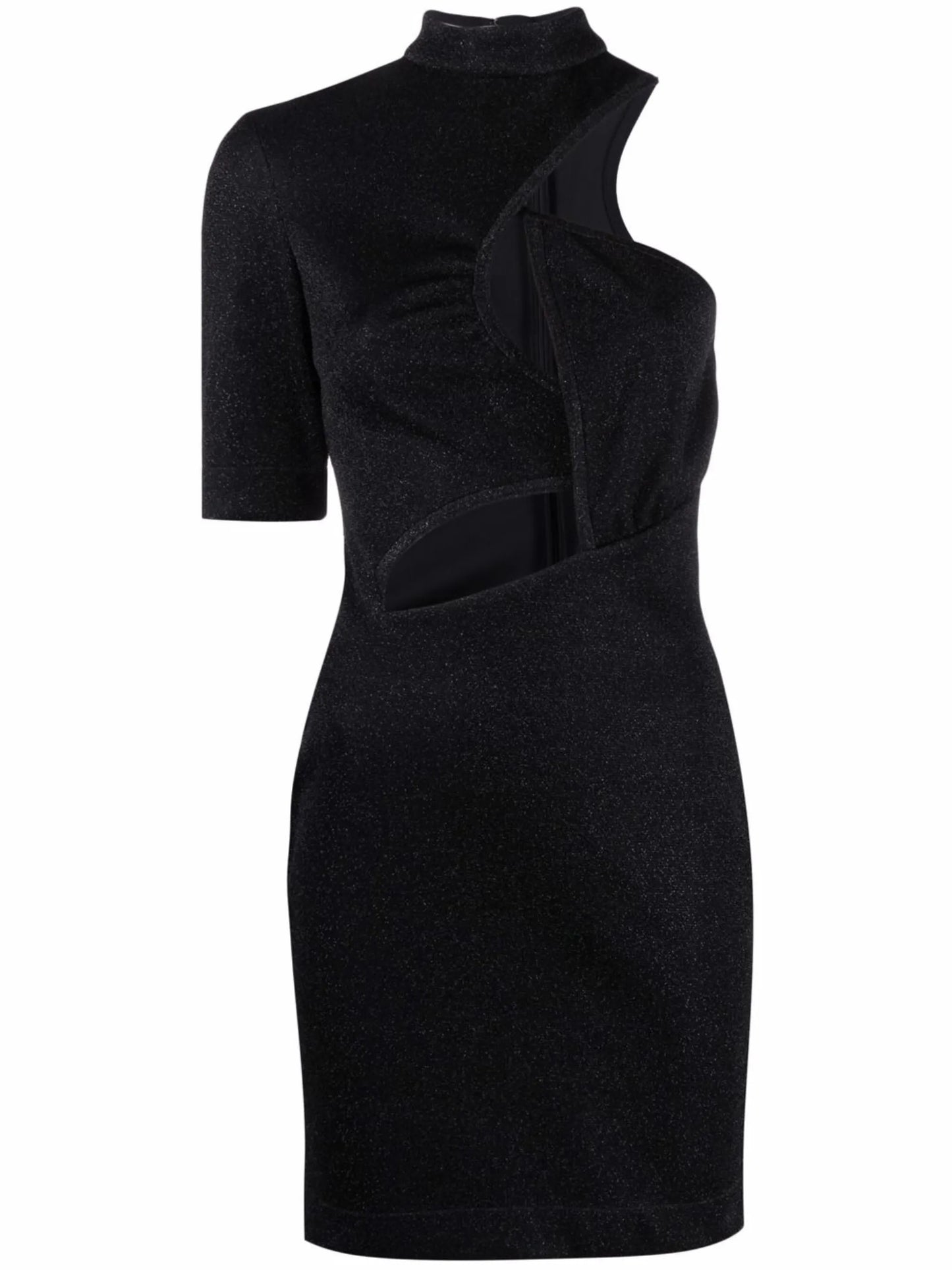 cut-out asymmetric dress