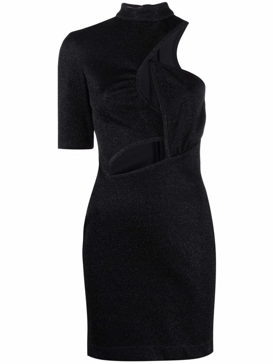 cut-out asymmetric dress