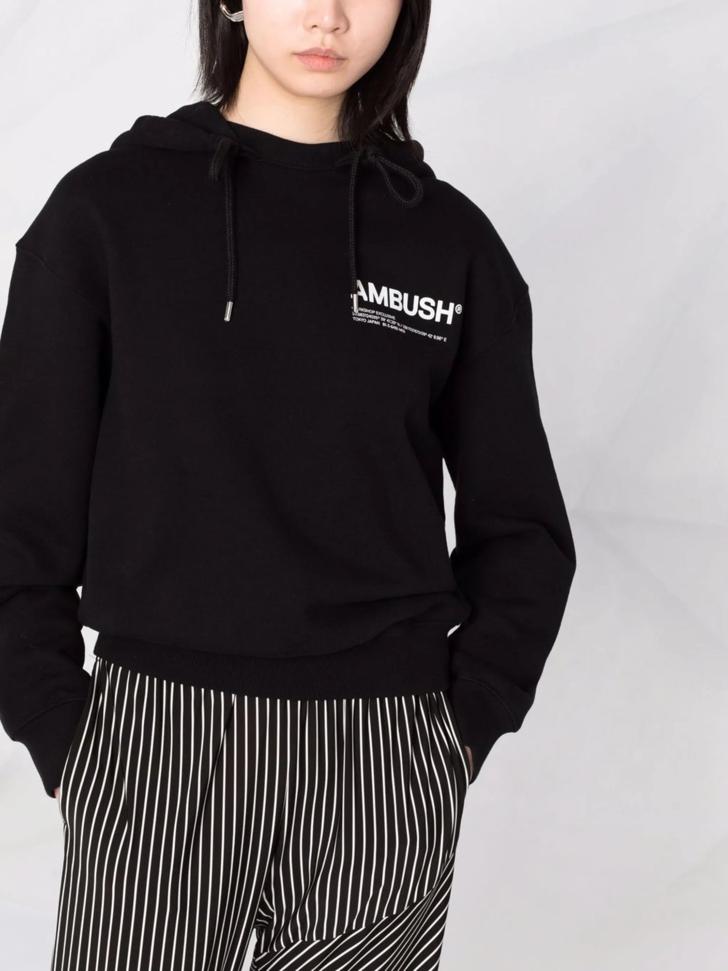 logo-print hoodie