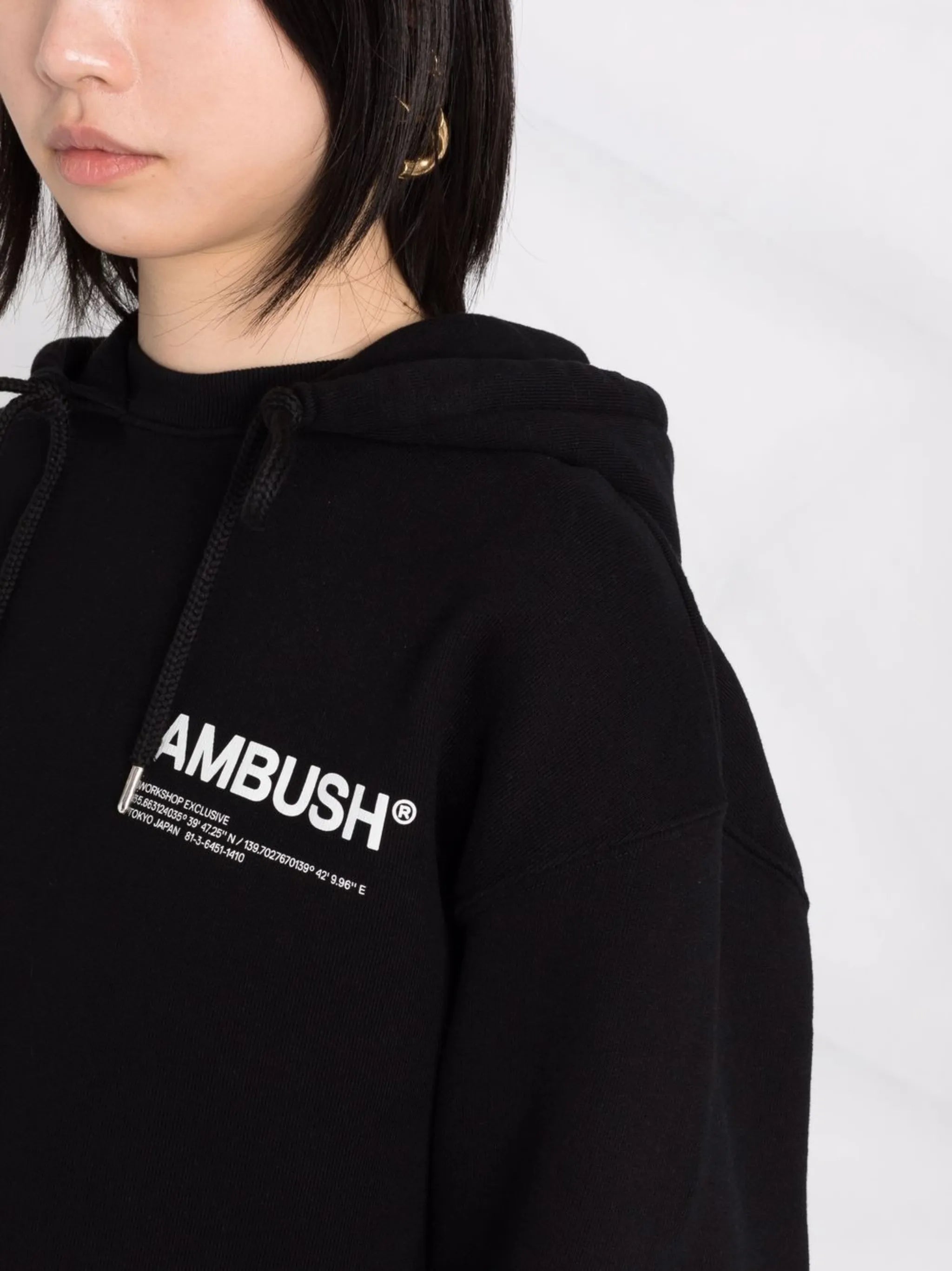 logo-print hoodie