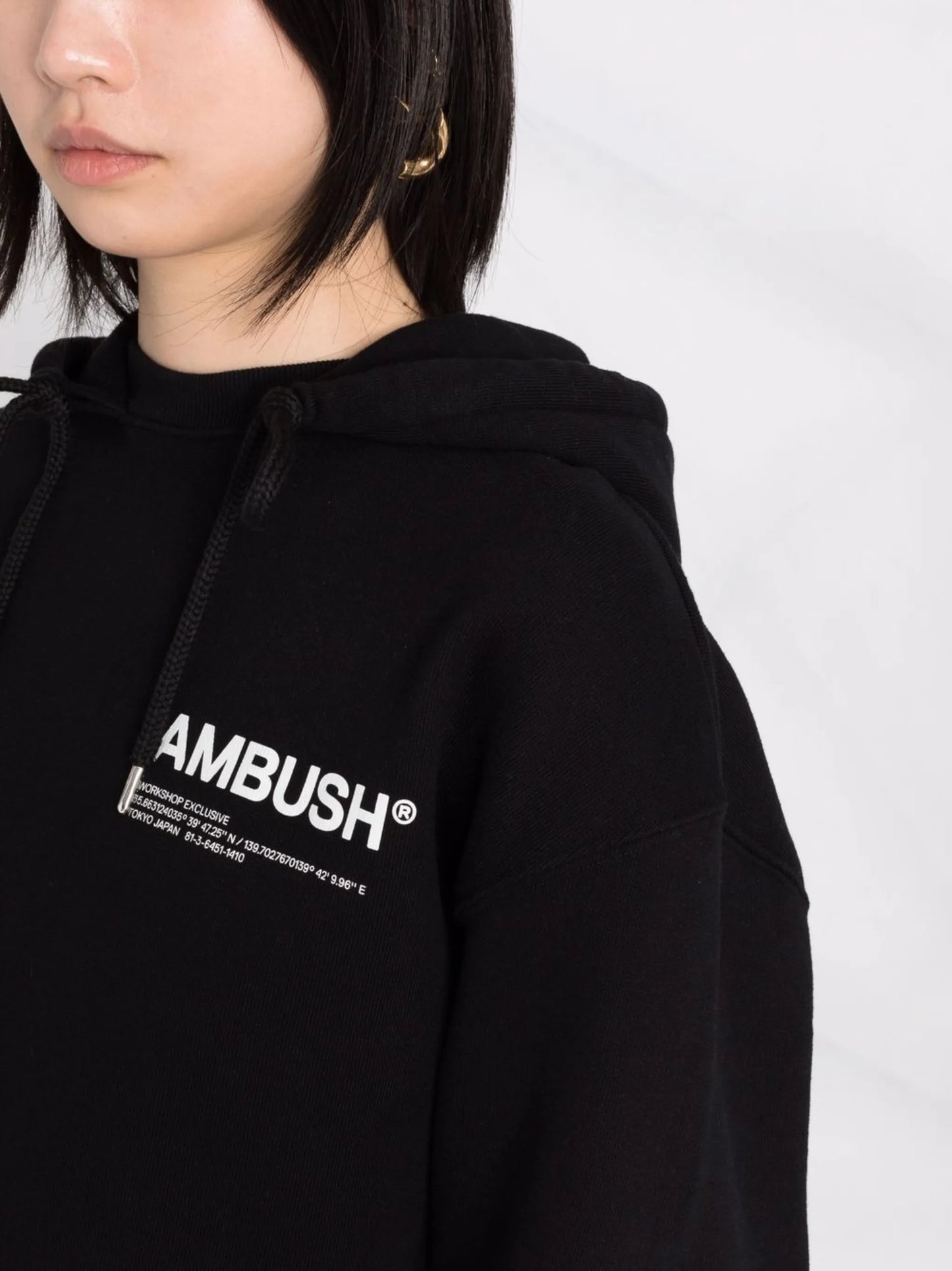logo-print hoodie