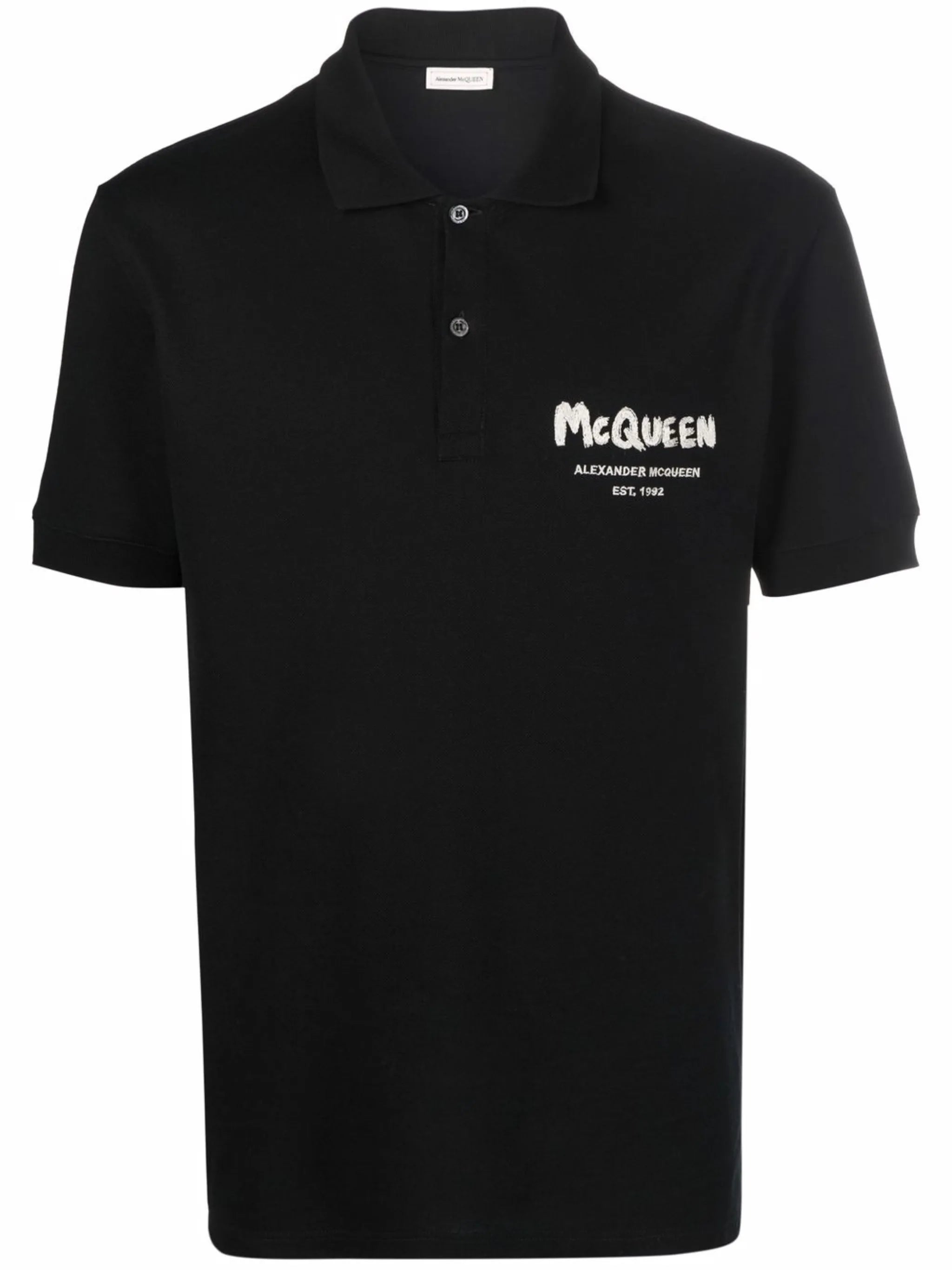 graffiti-logo polo shirt