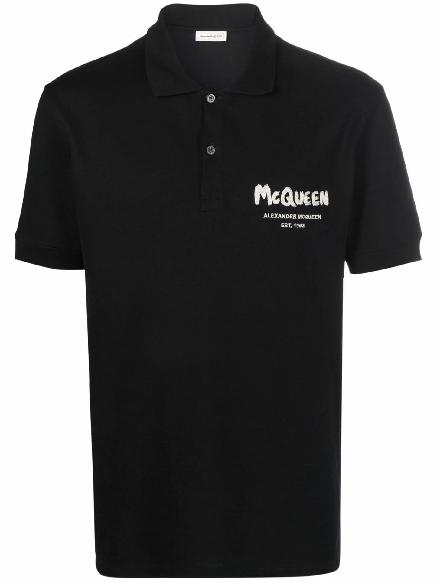 graffiti-logo polo shirt