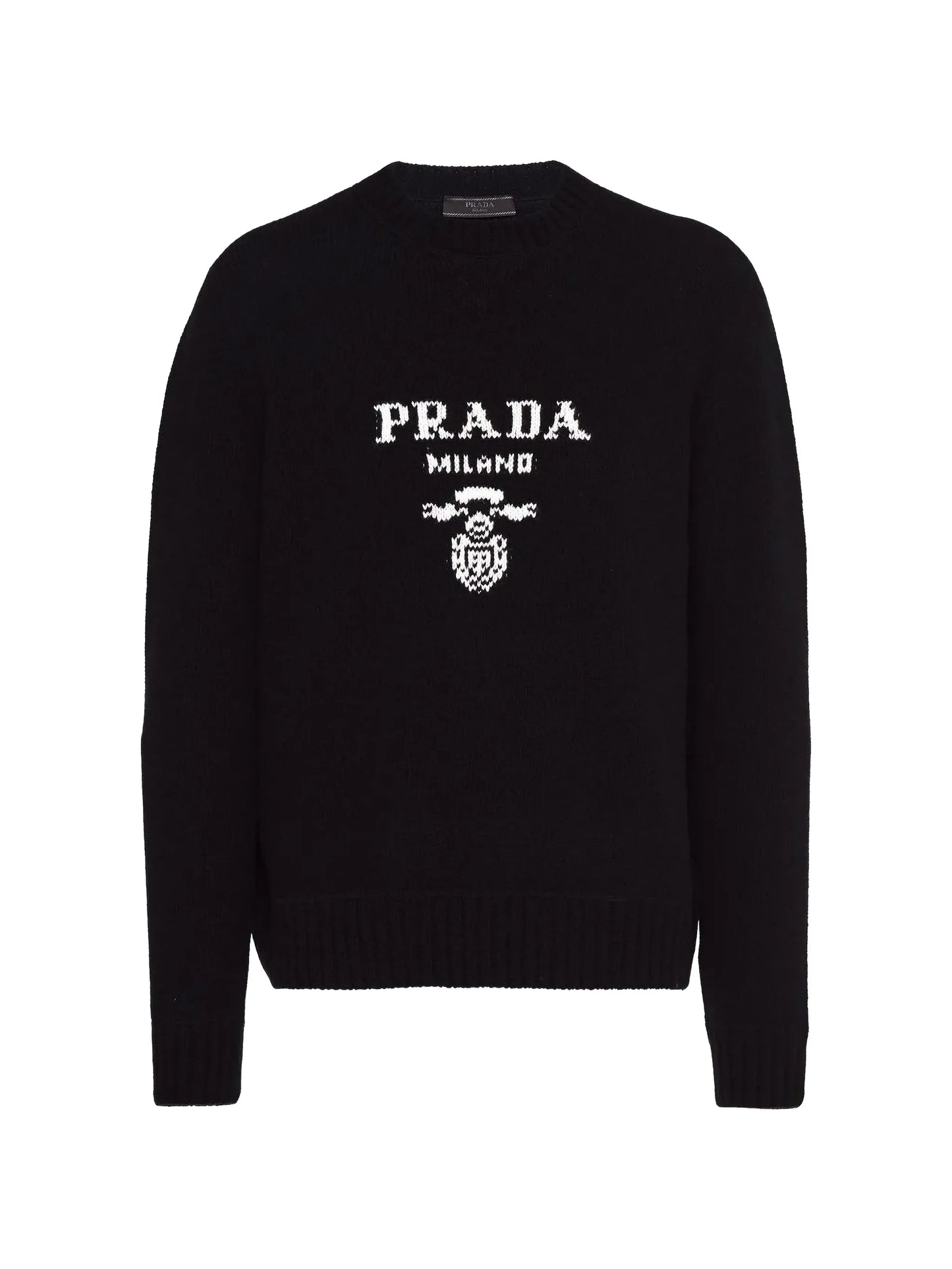 logo intarsia wool-cashmere sweater