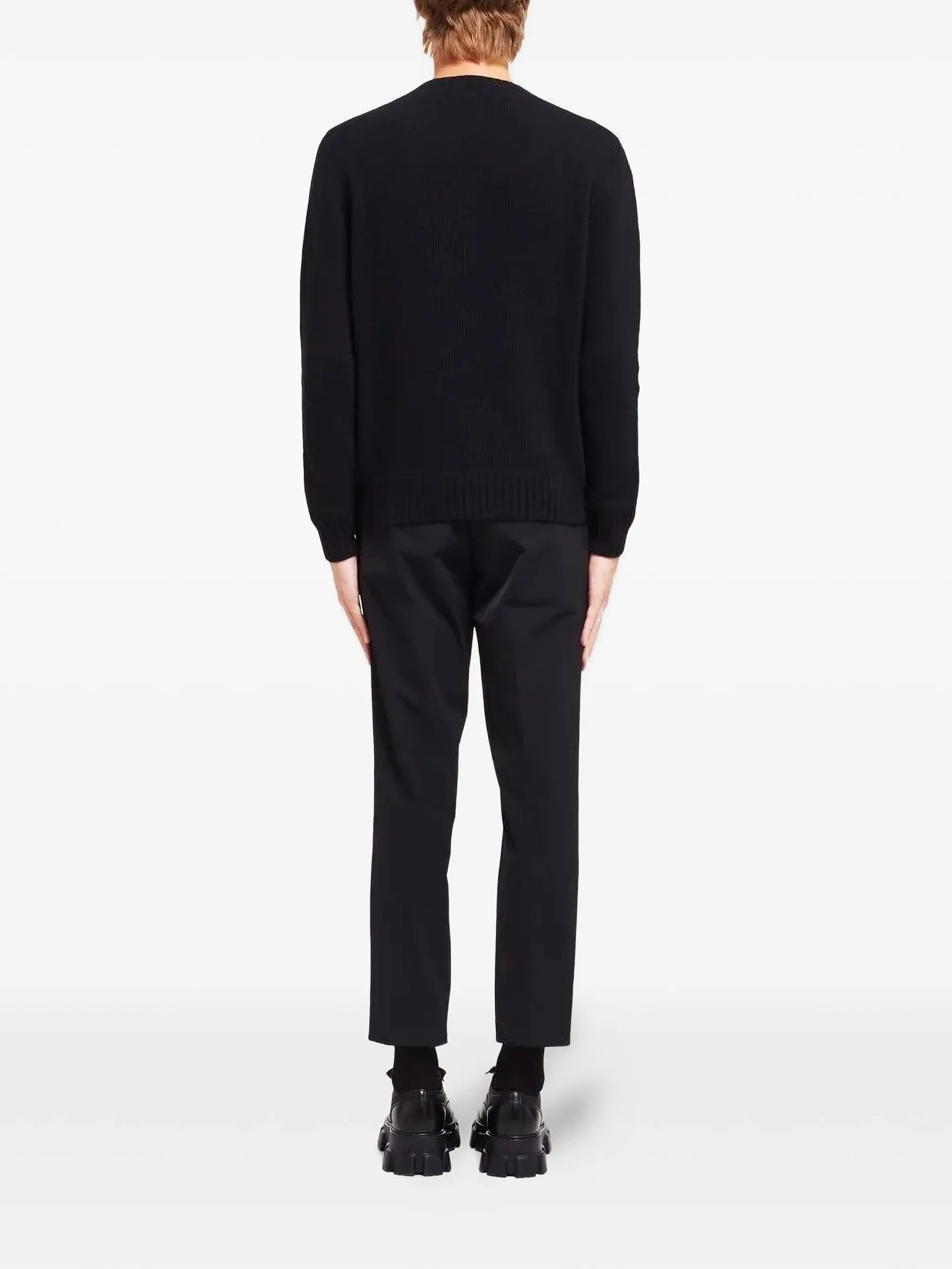 logo intarsia wool-cashmere sweater