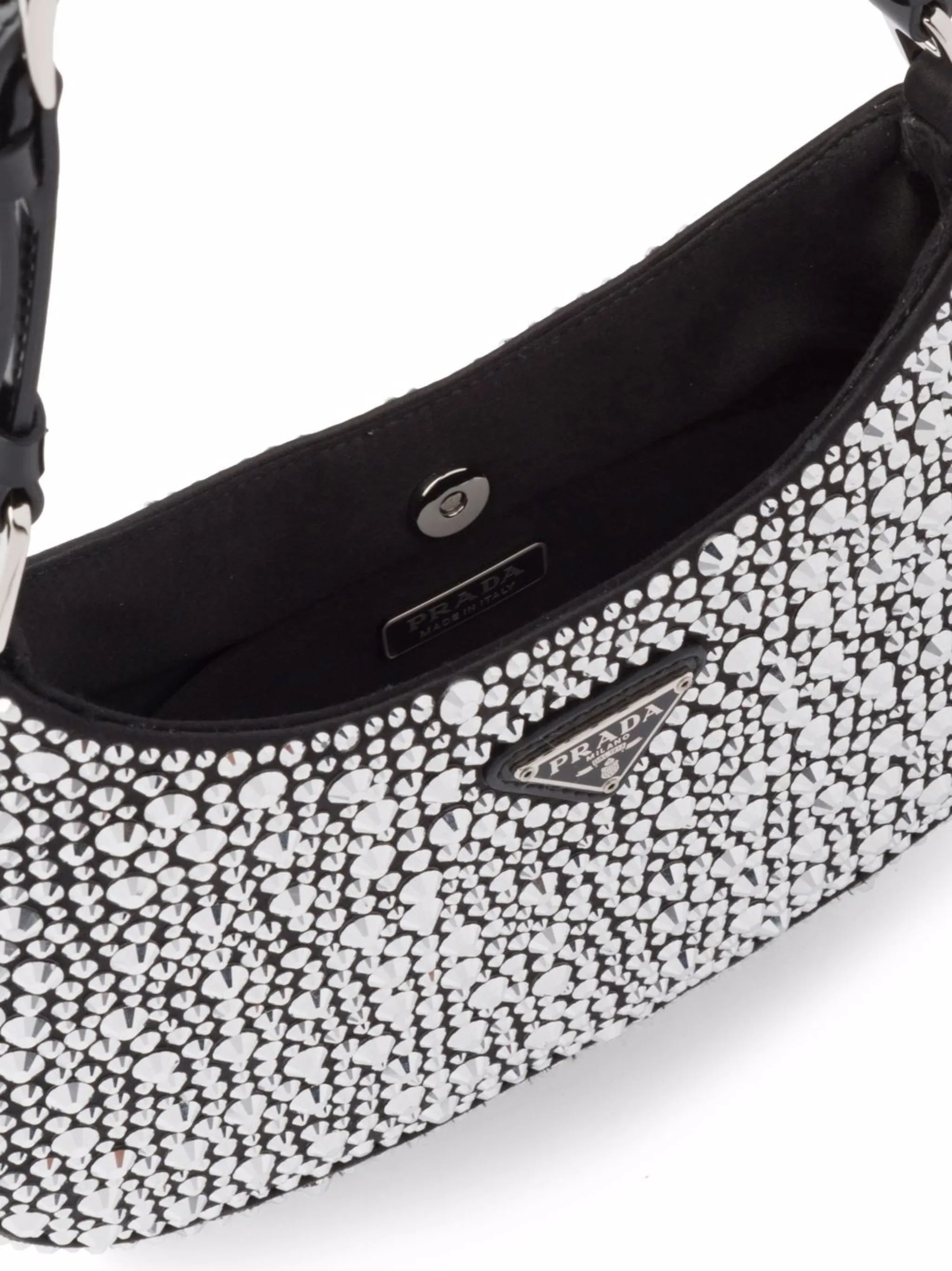 Cleo crystal-embellished shoulder bag
