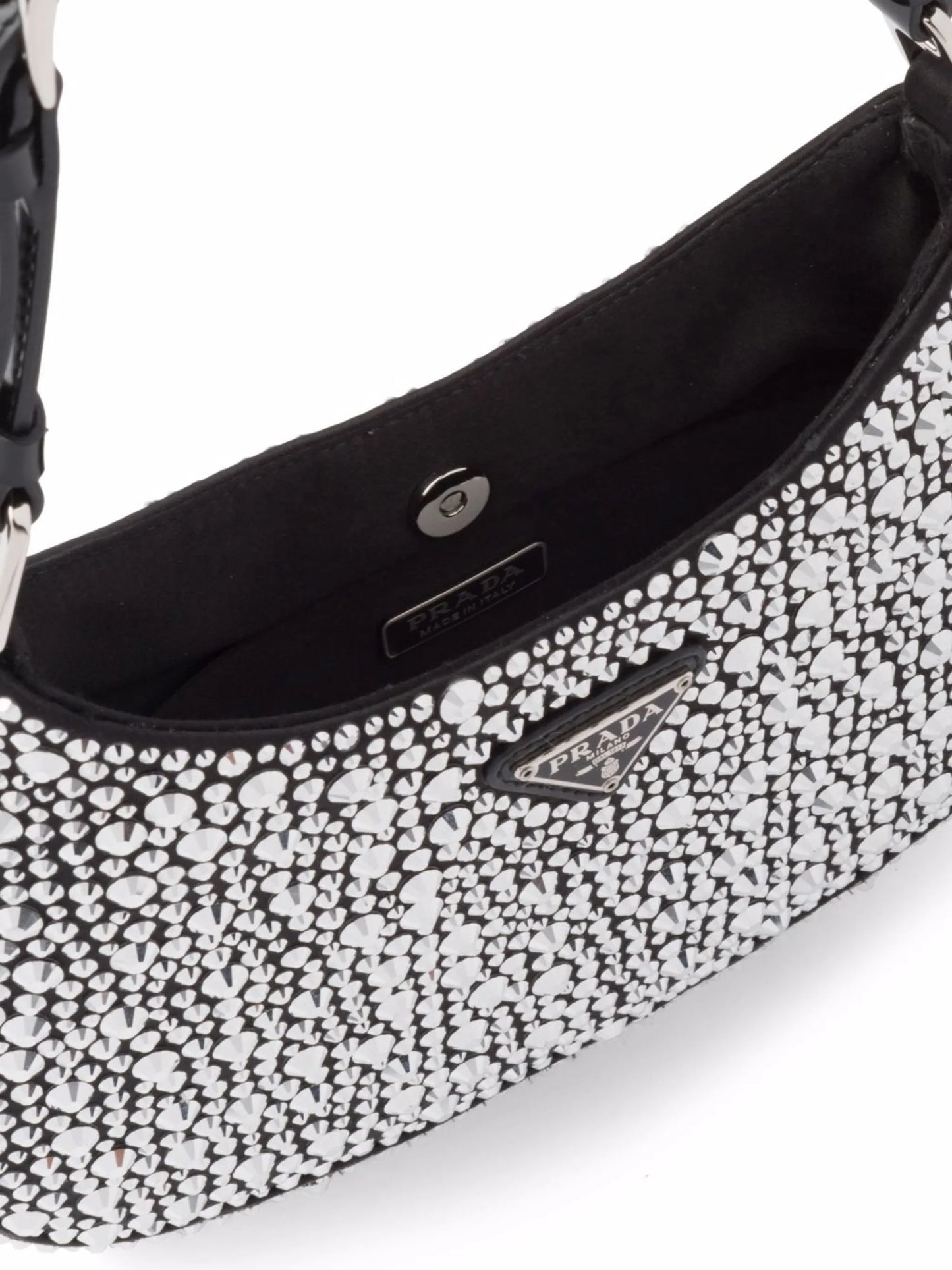 Cleo crystal-embellished shoulder bag