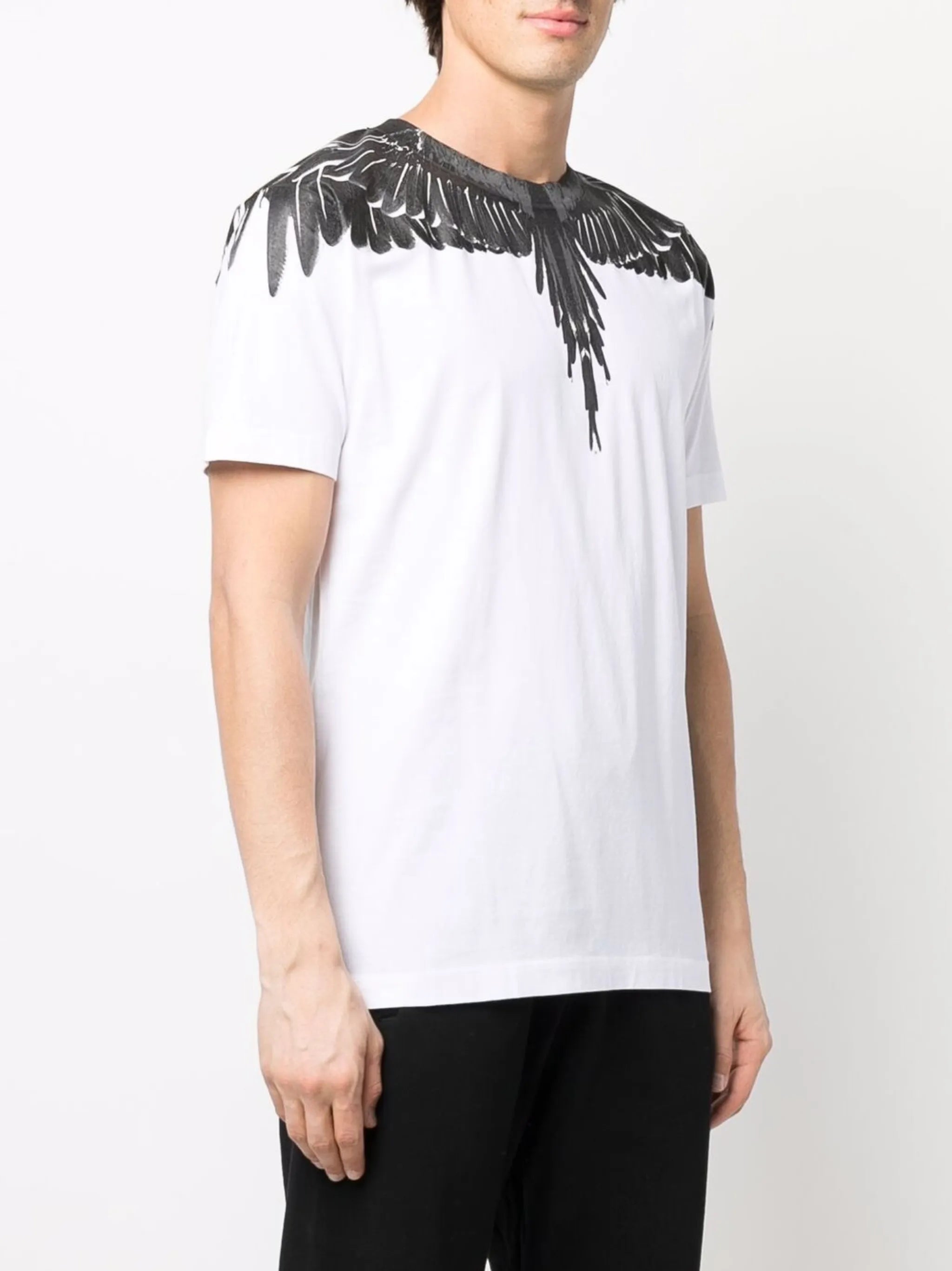 Wings-print cotton T-shirt