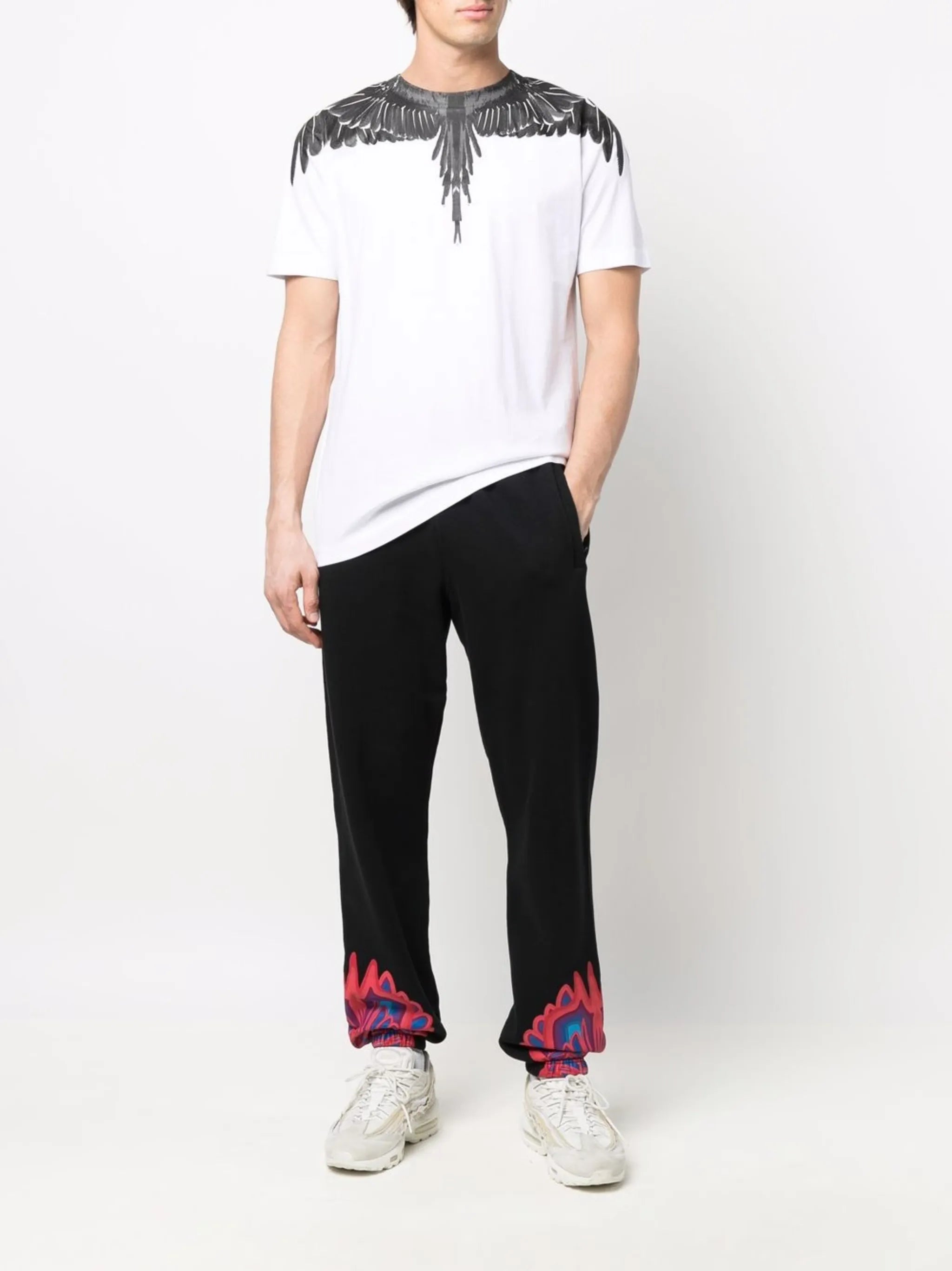 Wings-print cotton T-shirt