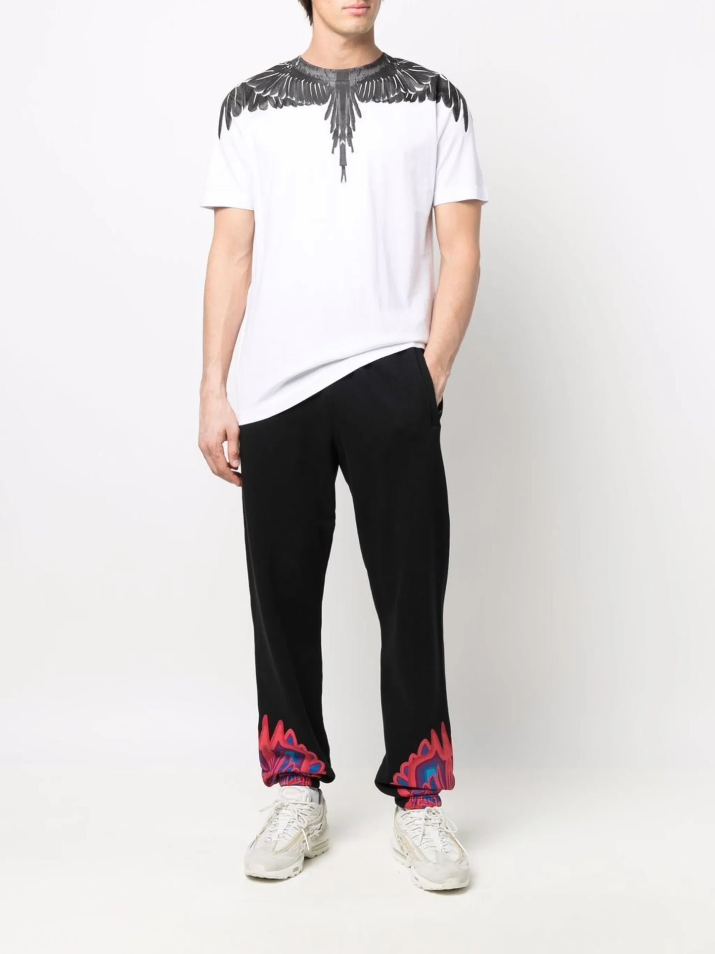 Wings-print cotton T-shirt
