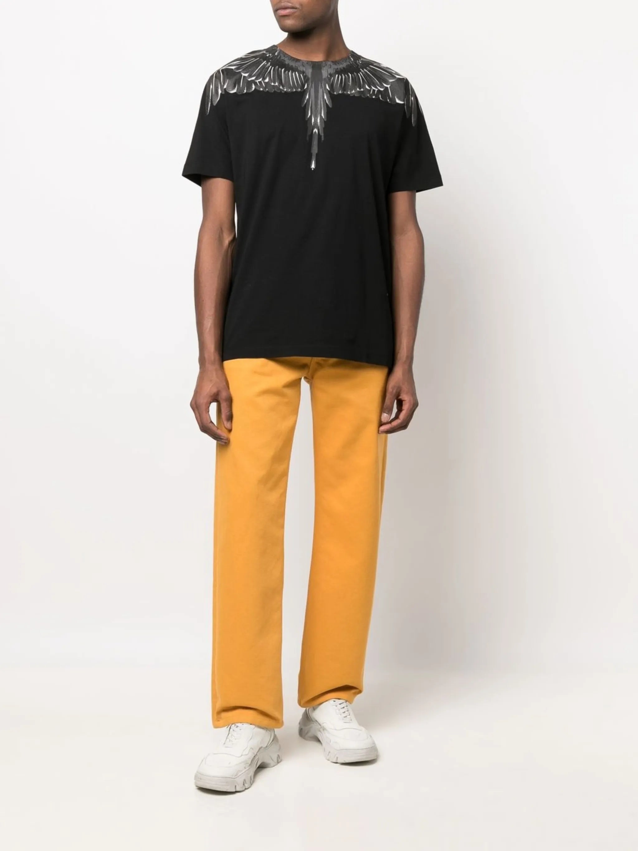 Wings-print cotton T-shirt