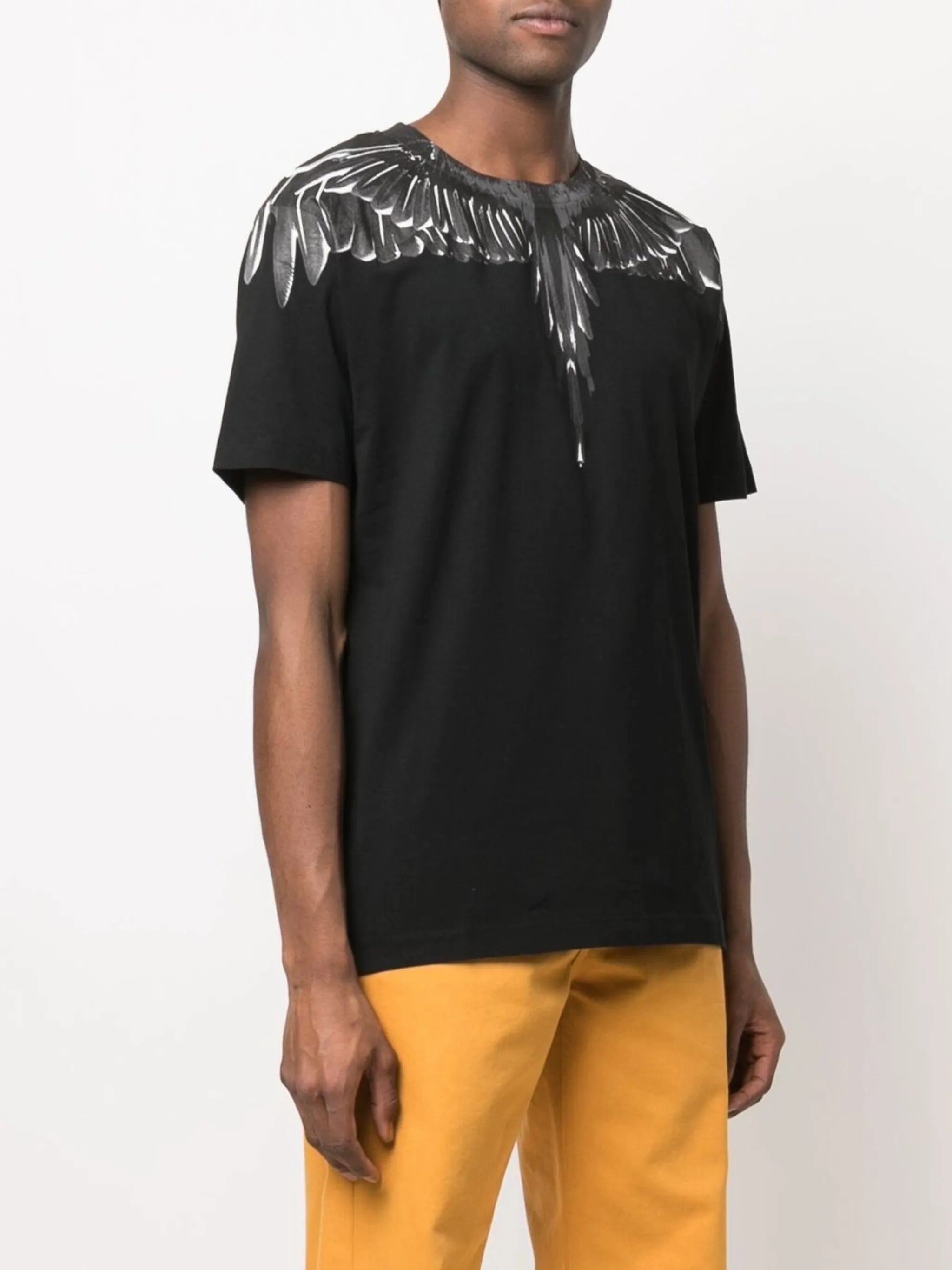 Wings-print cotton T-shirt
