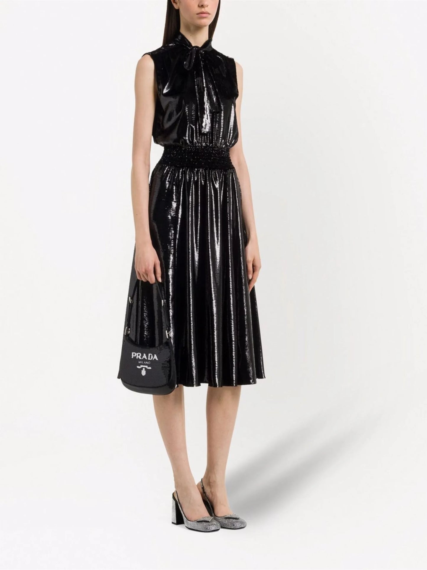 Cleo sequinned shoulder bag