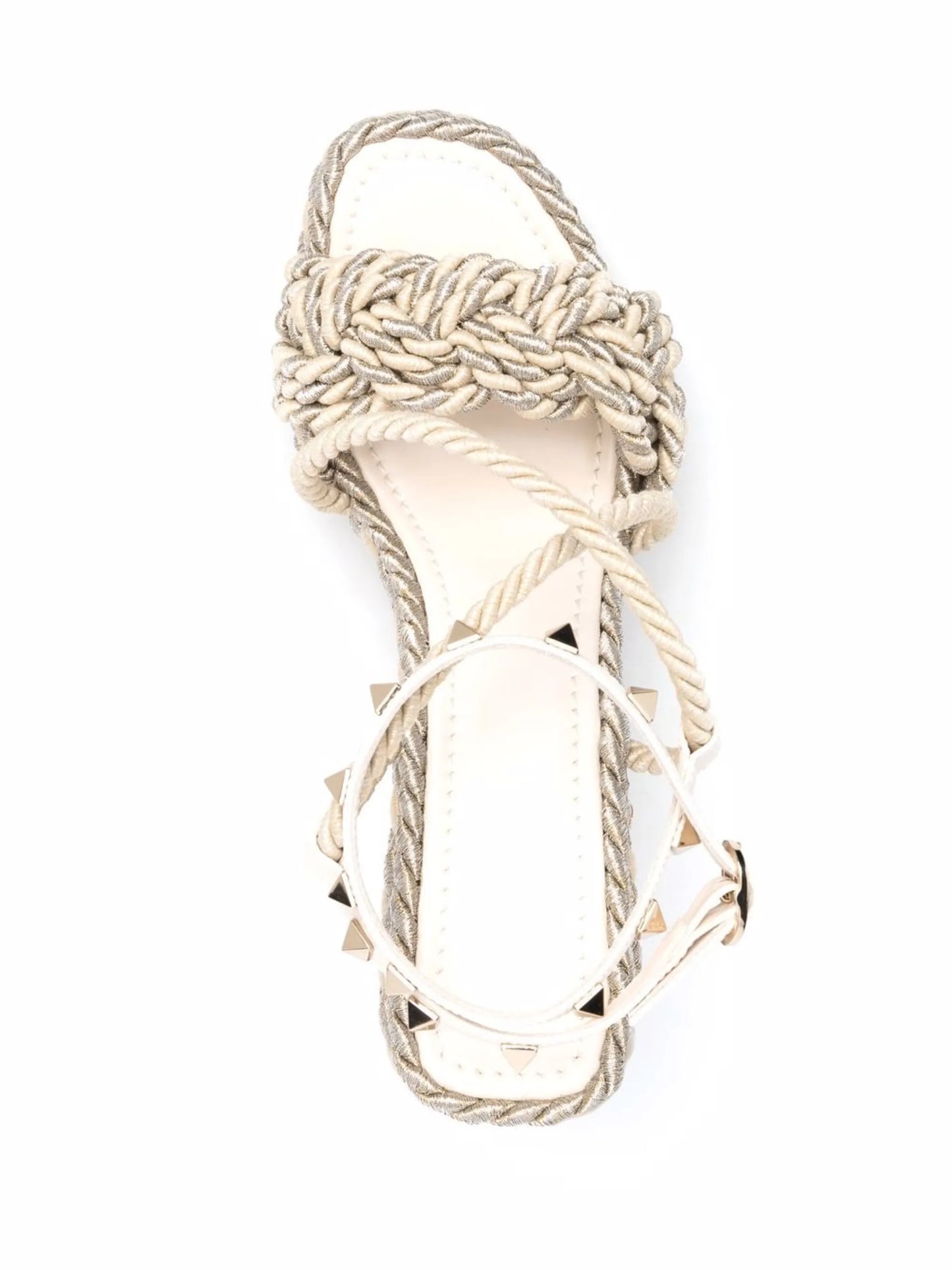 Rockstud wedge sandals