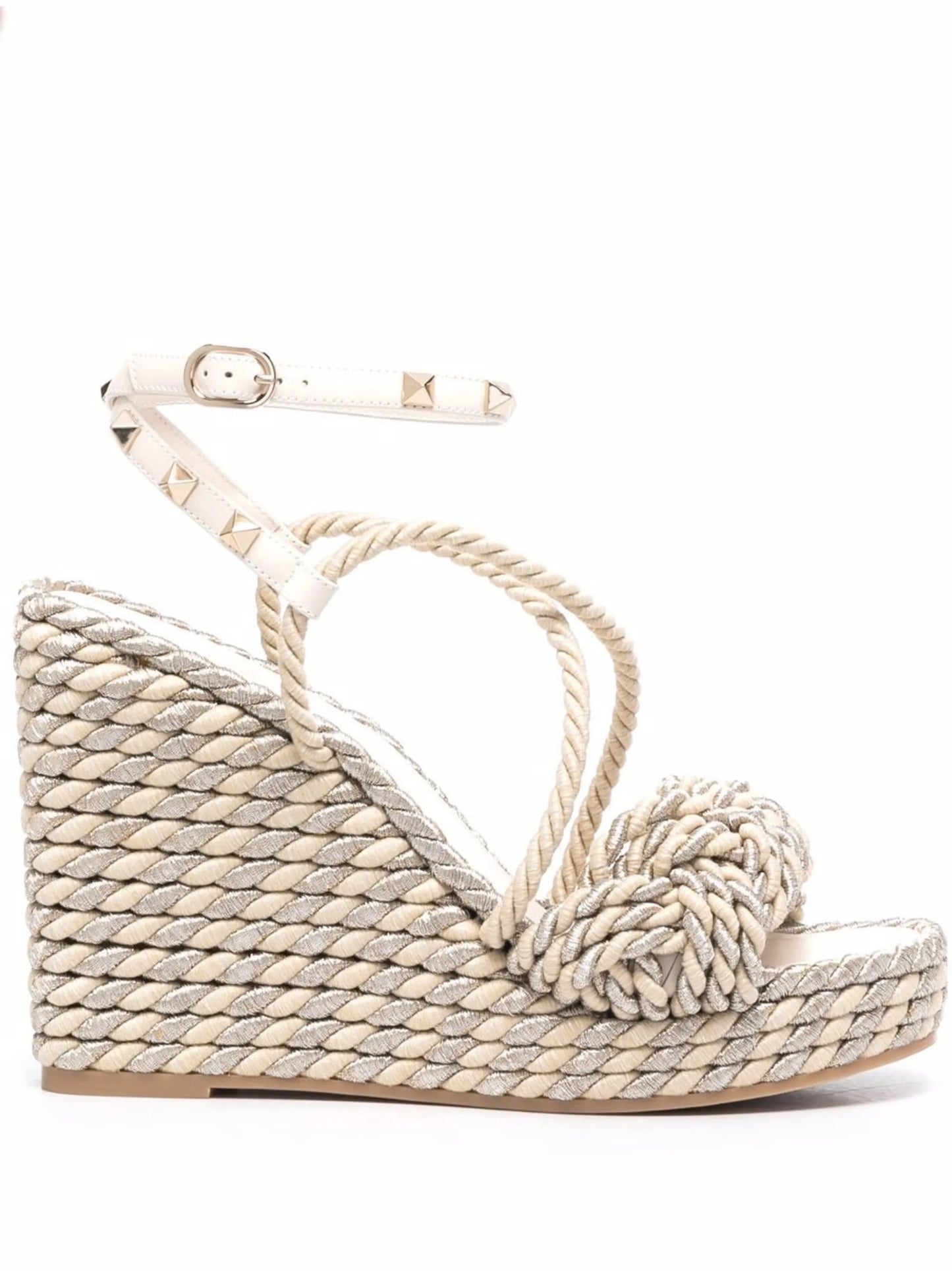 Rockstud wedge sandals