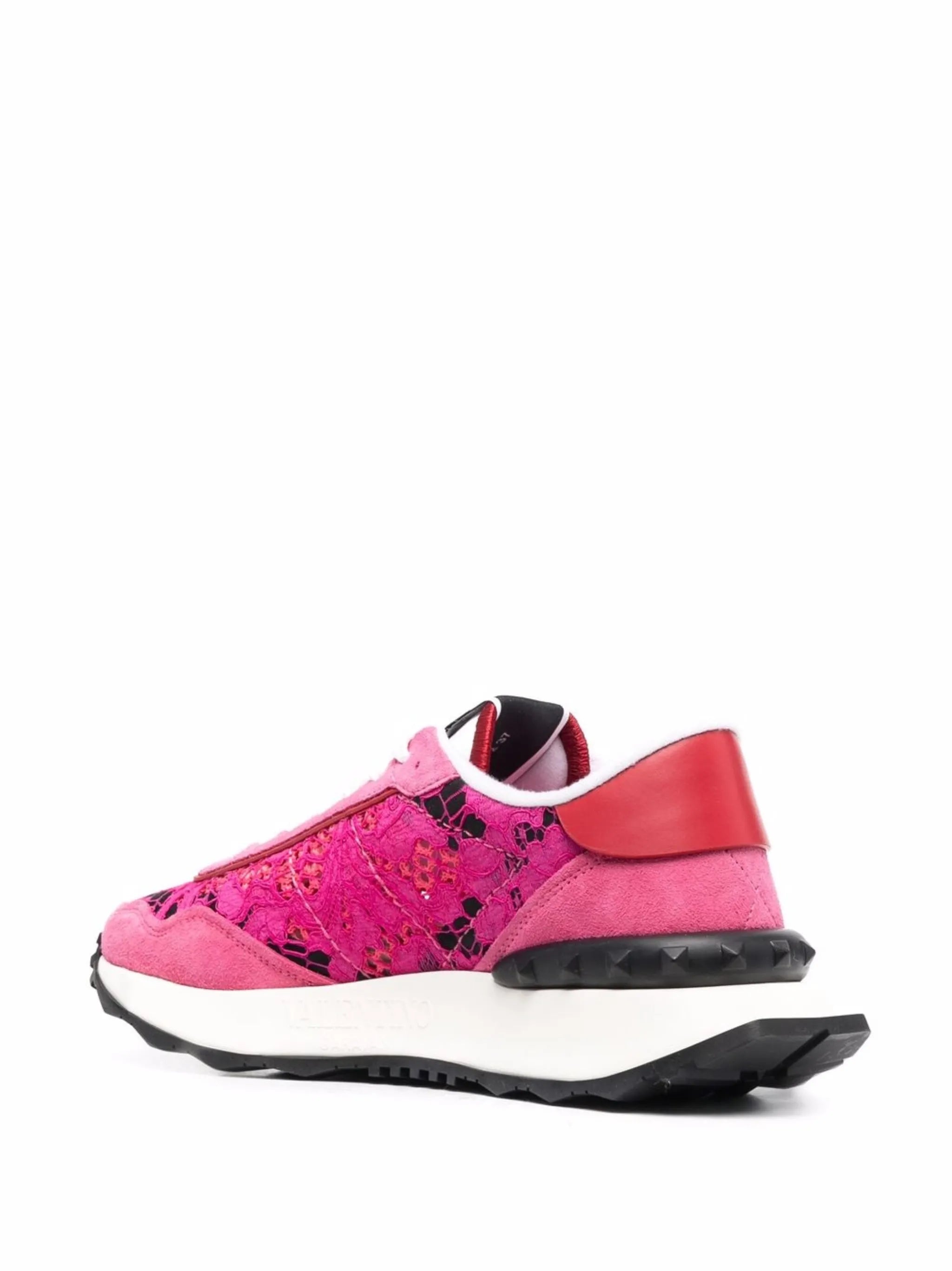 Lacerunner lace panelled sneakers