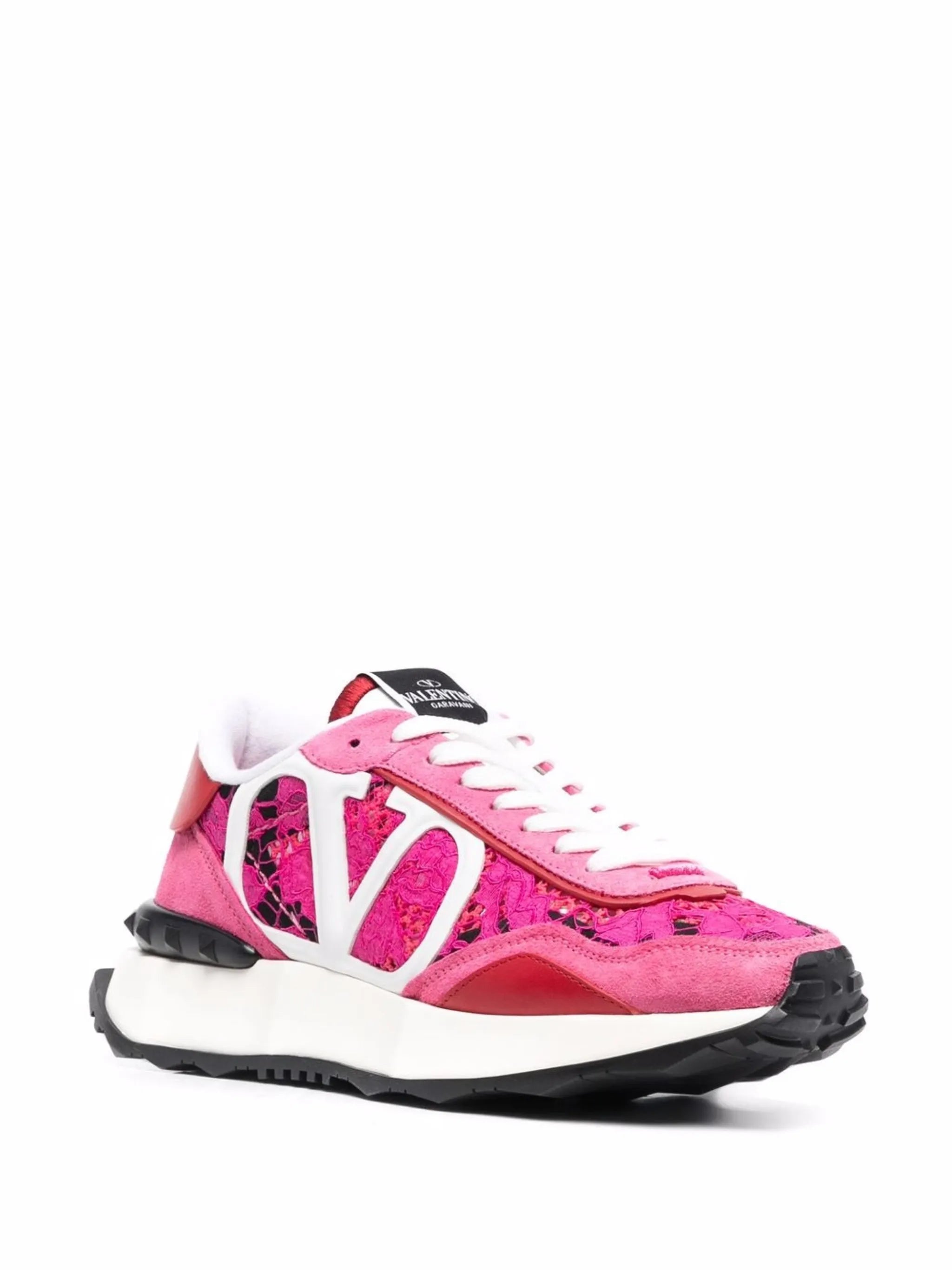 Lacerunner lace panelled sneakers