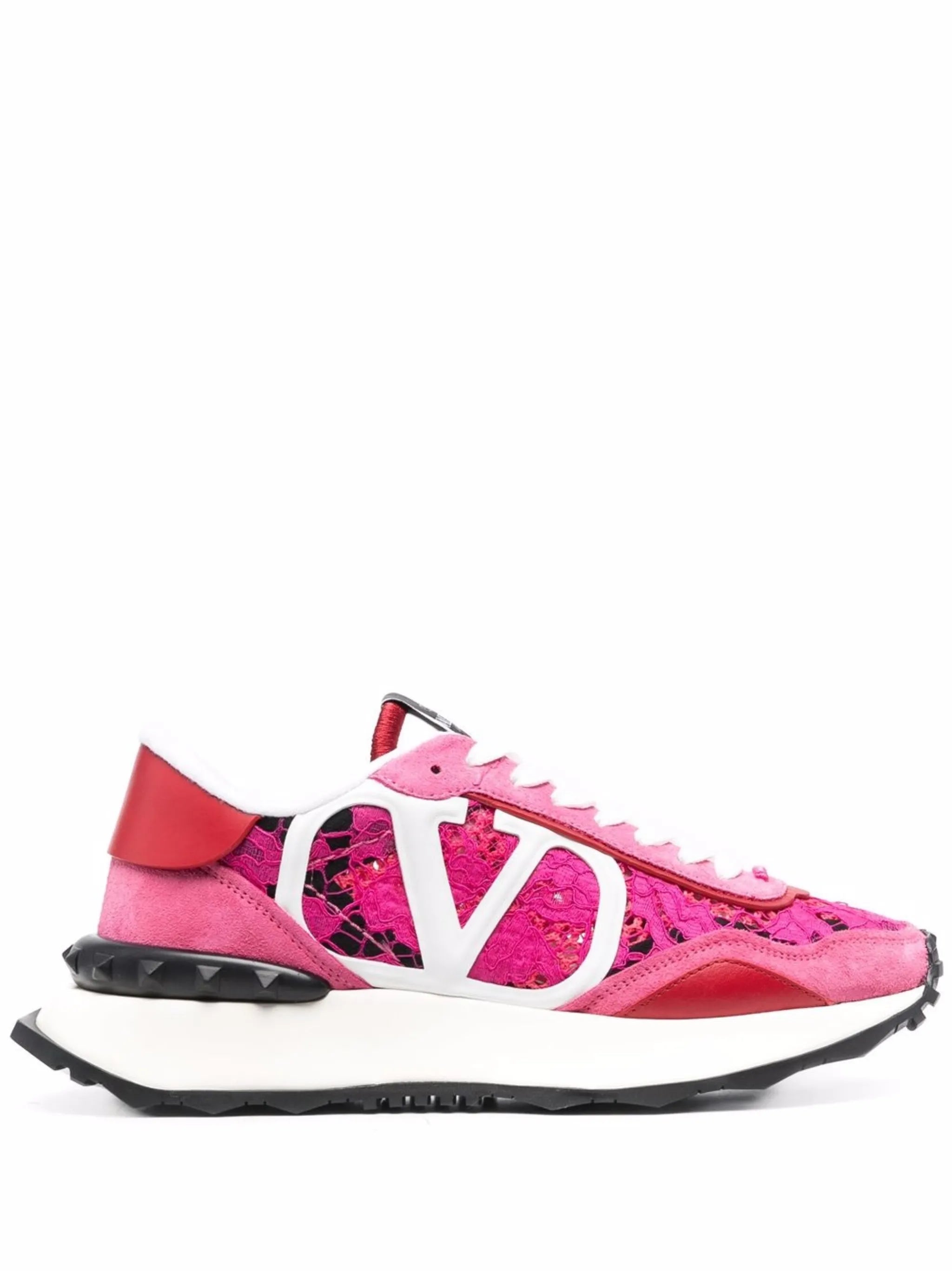 Lacerunner lace panelled sneakers