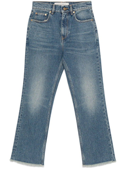 cropped jeans