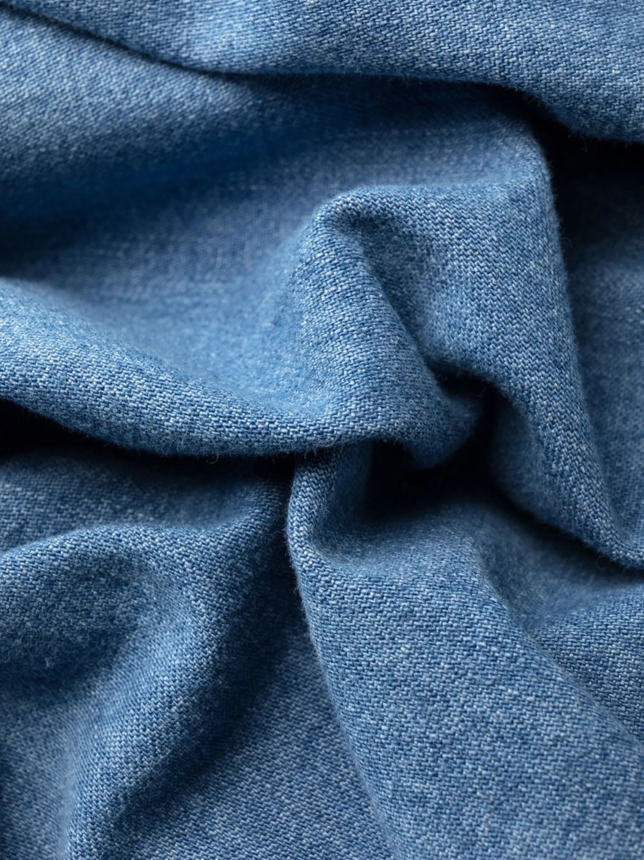 denim tunic-style dress