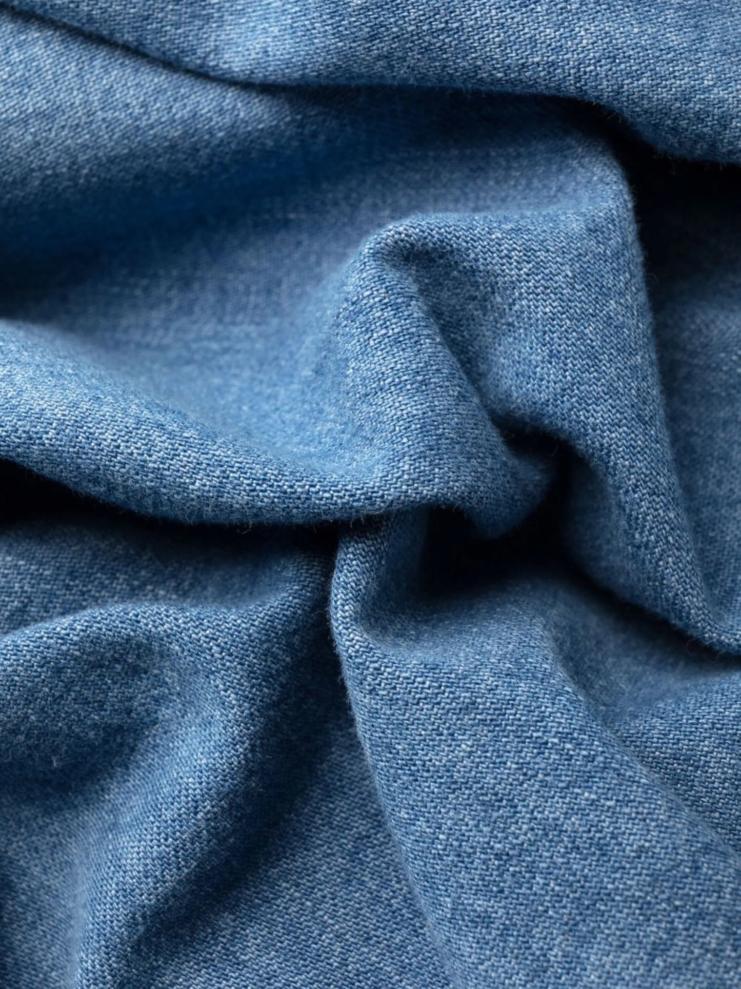 denim tunic-style dress