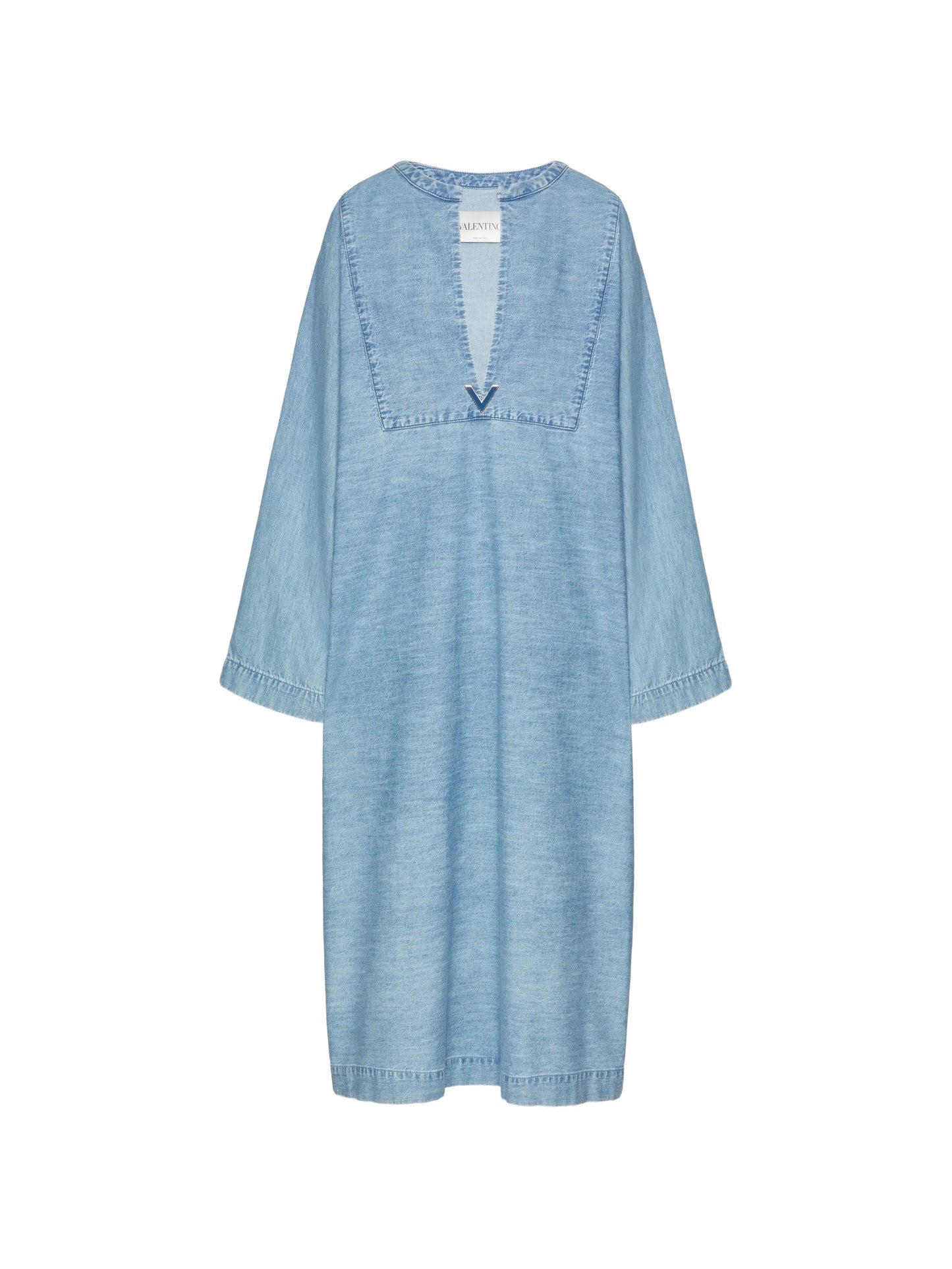 denim tunic-style dress
