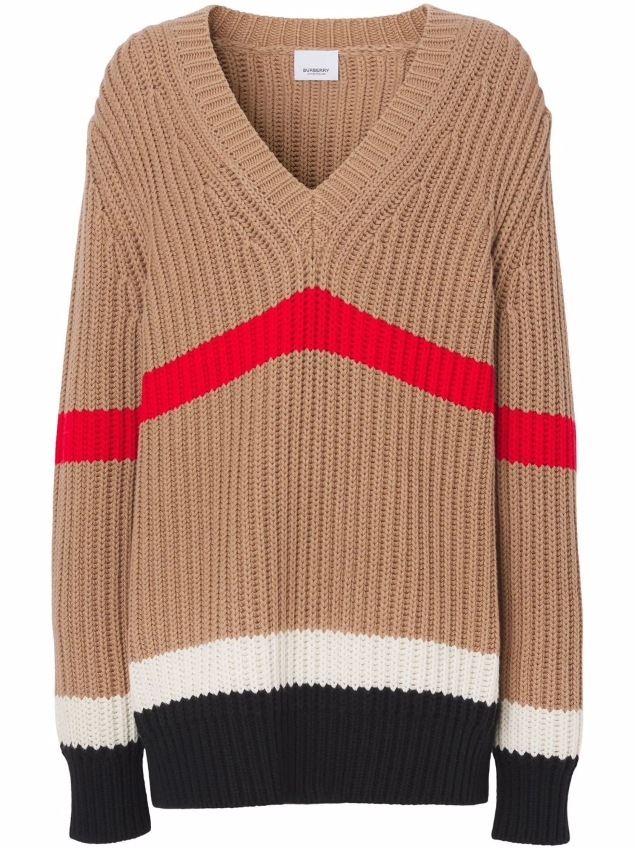 Icon Stripe knitted jumper