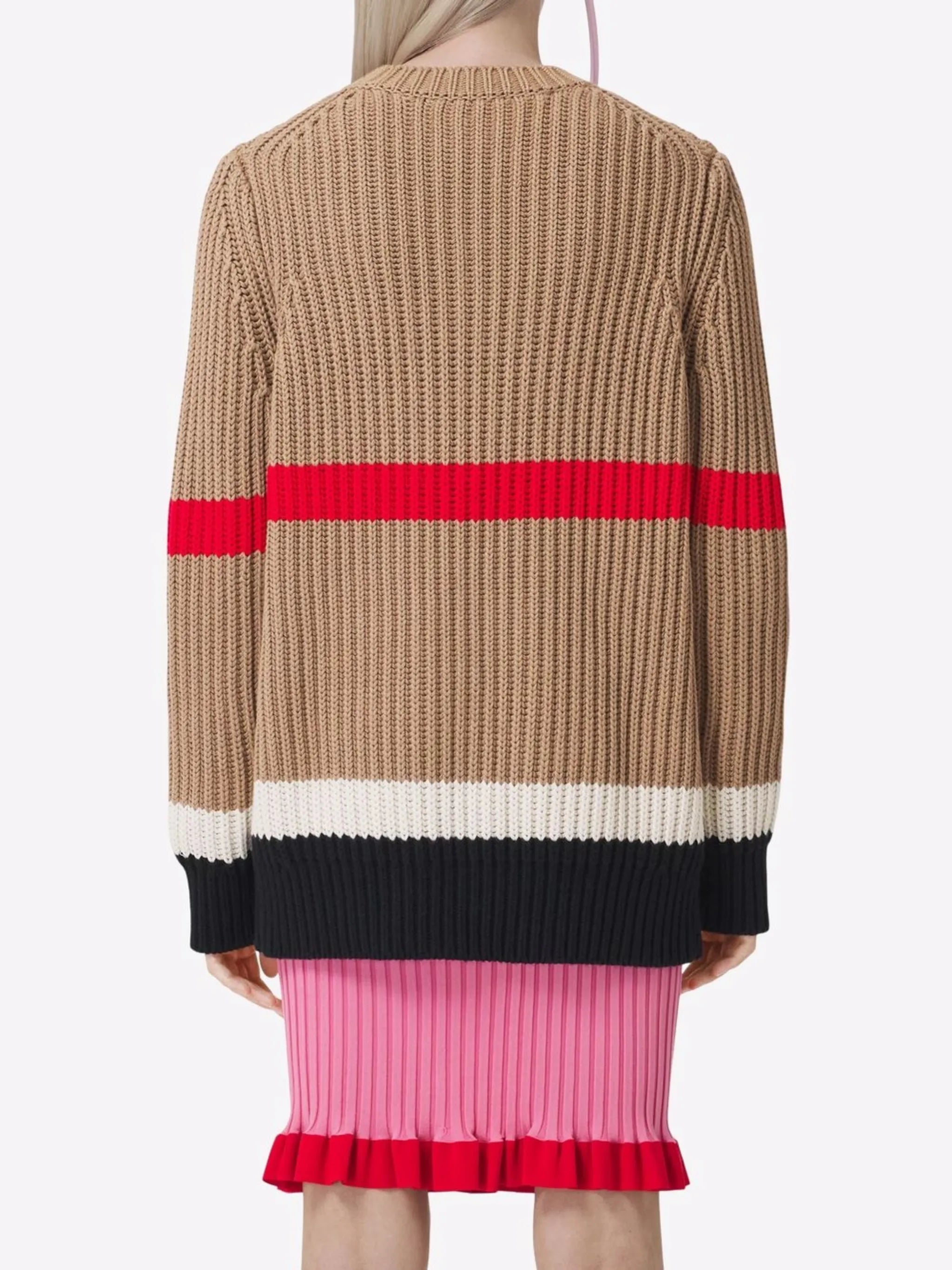 Icon Stripe knitted jumper
