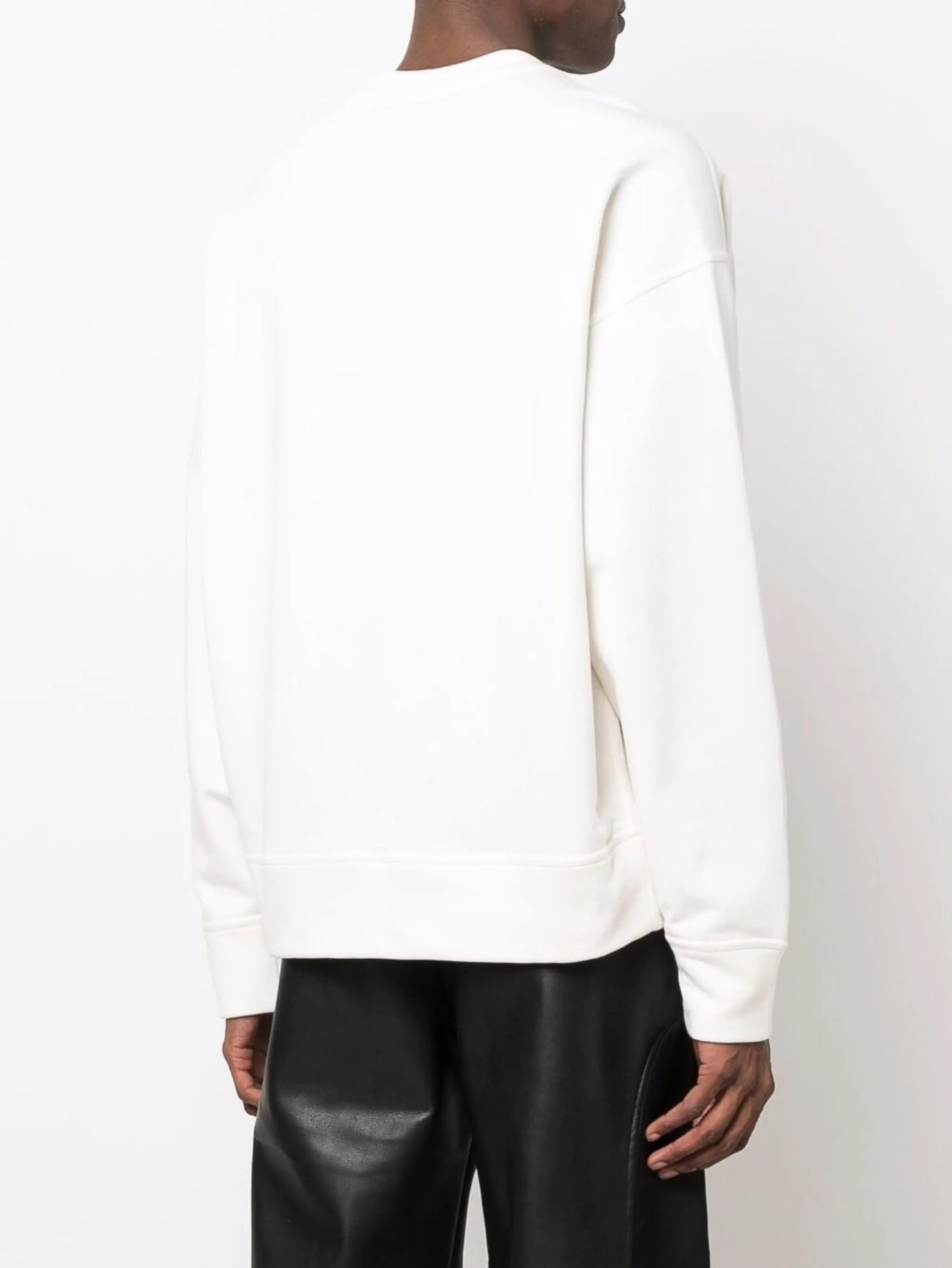 + logo-print crew neck sweatshirt