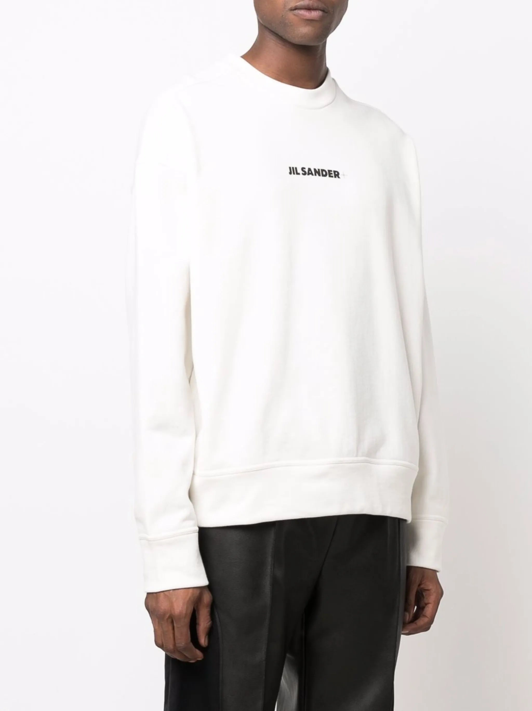 + logo-print crew neck sweatshirt