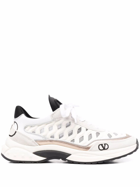 ready Go Runner sneakers in fabric and leather