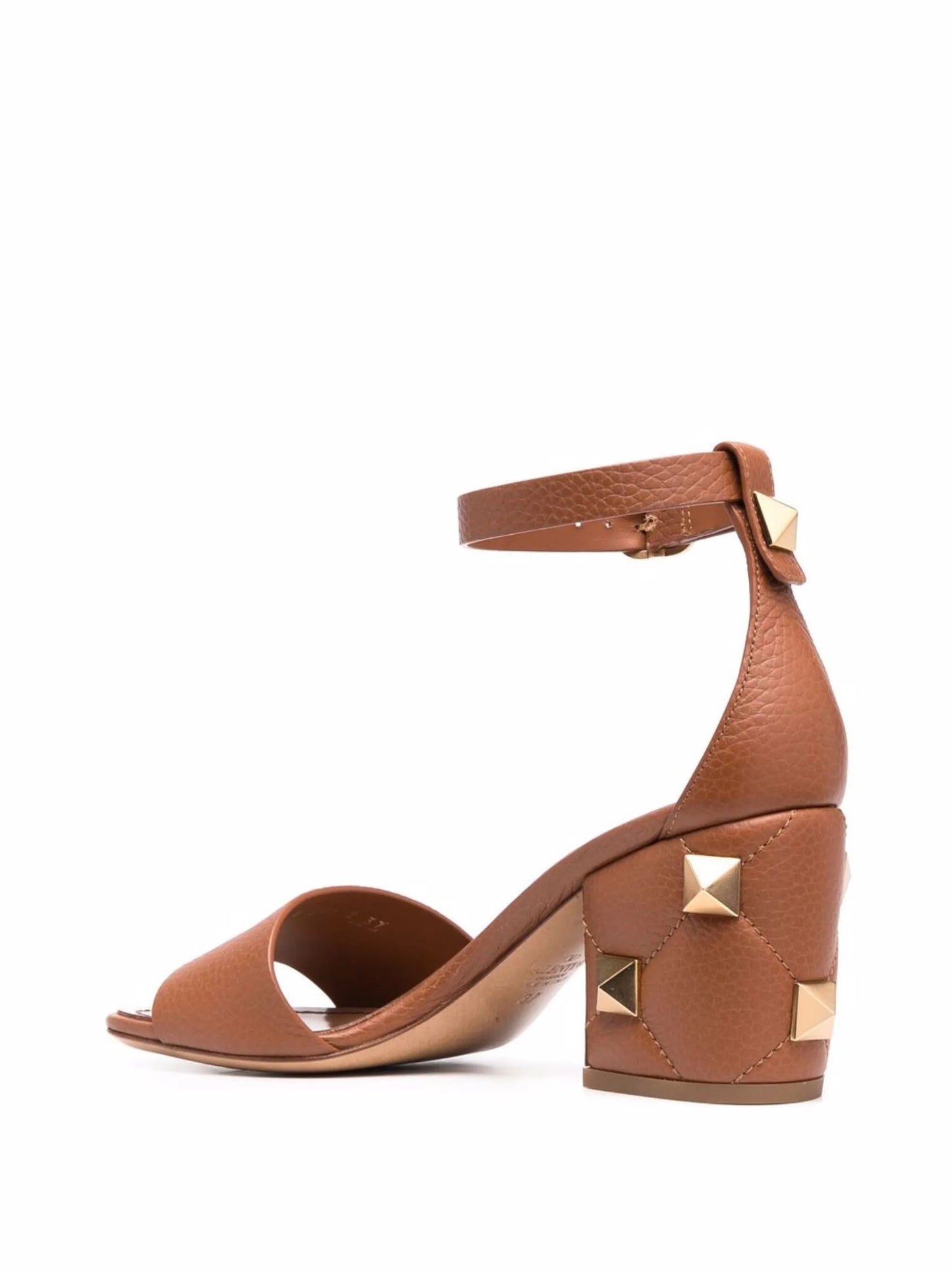 Rockstud block-heel sandals