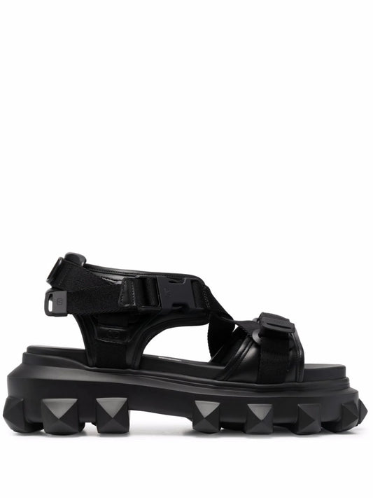 chunky Rockstud platform sandals