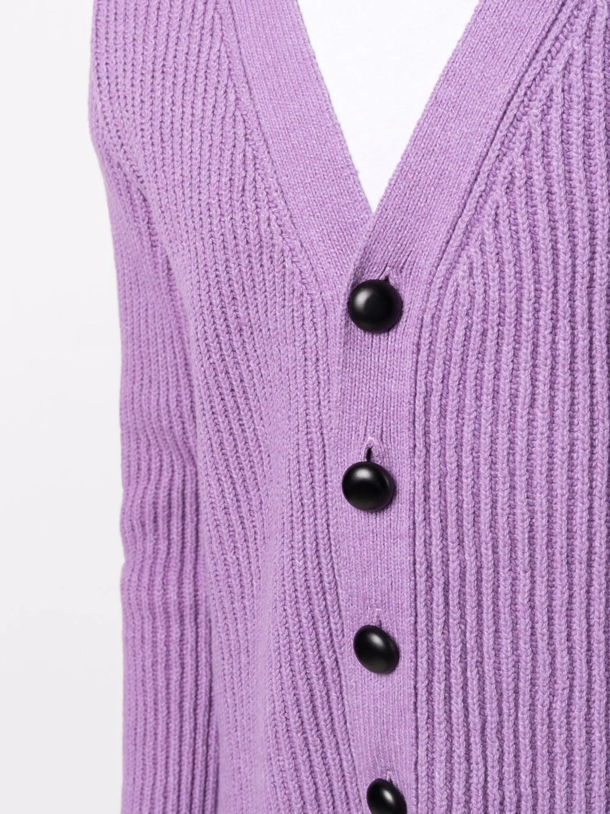 chunky ribbed knit cardigan