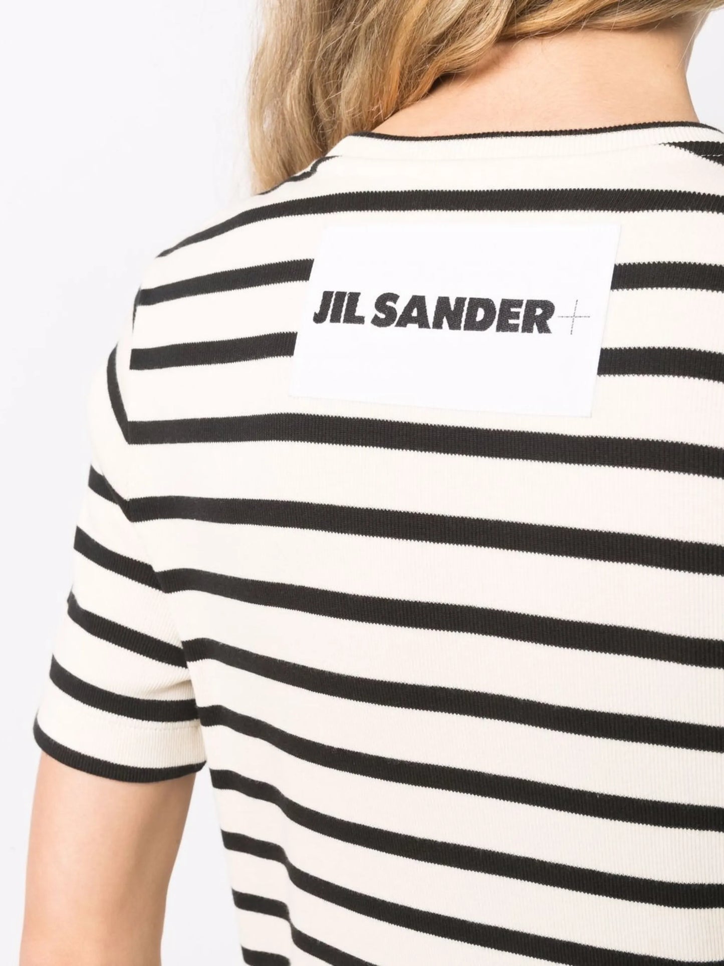 + striped crew neck T-shirt