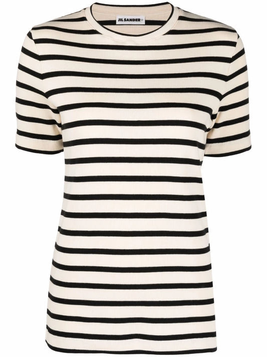 + striped crew neck T-shirt