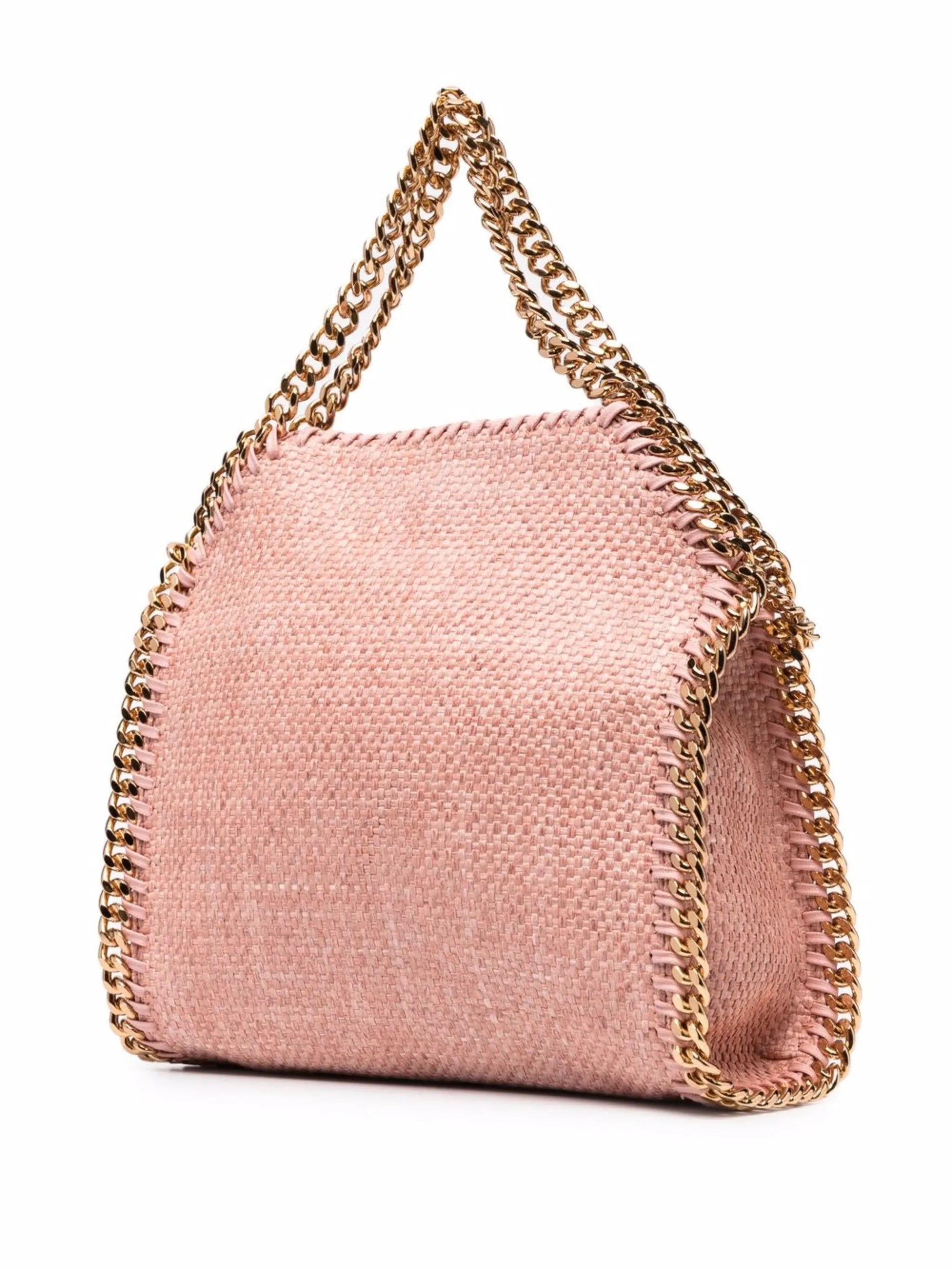 mini Falabella woven tote bag