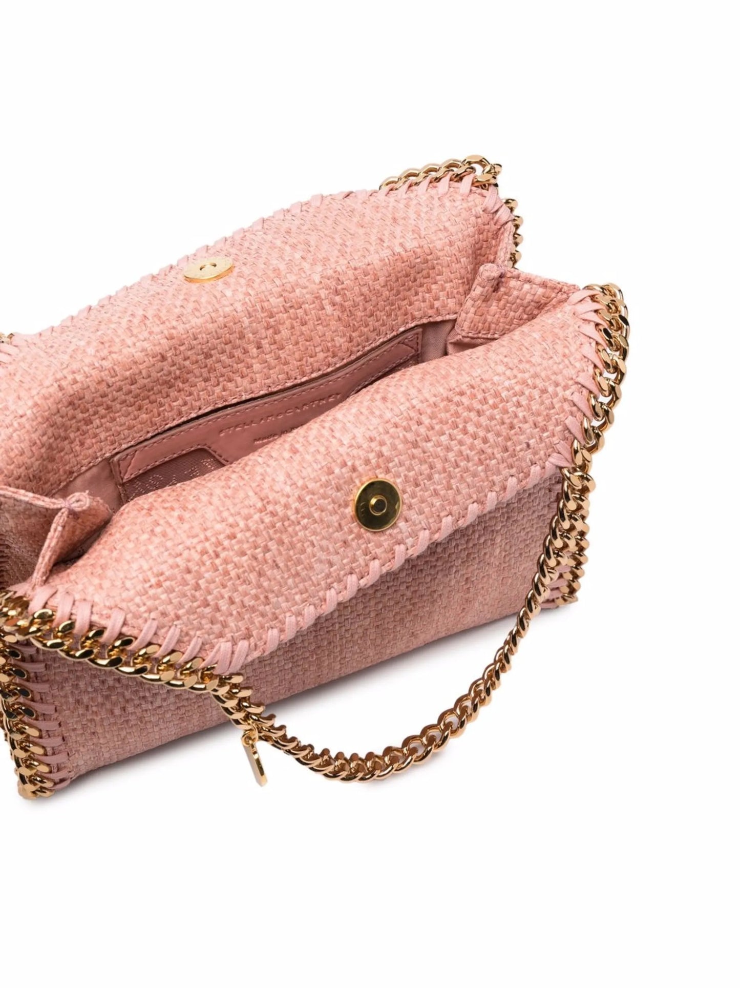 mini Falabella woven tote bag