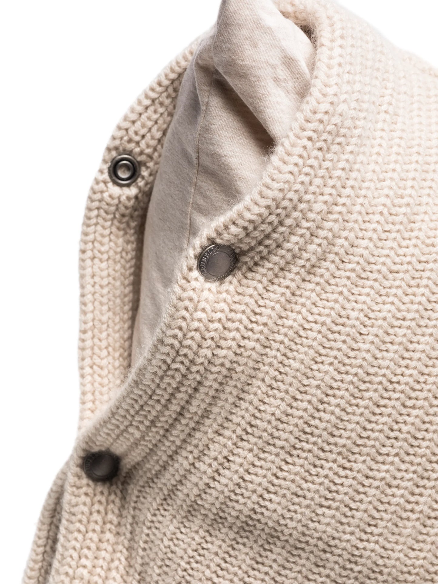 ribbed-knit cashmere cushion