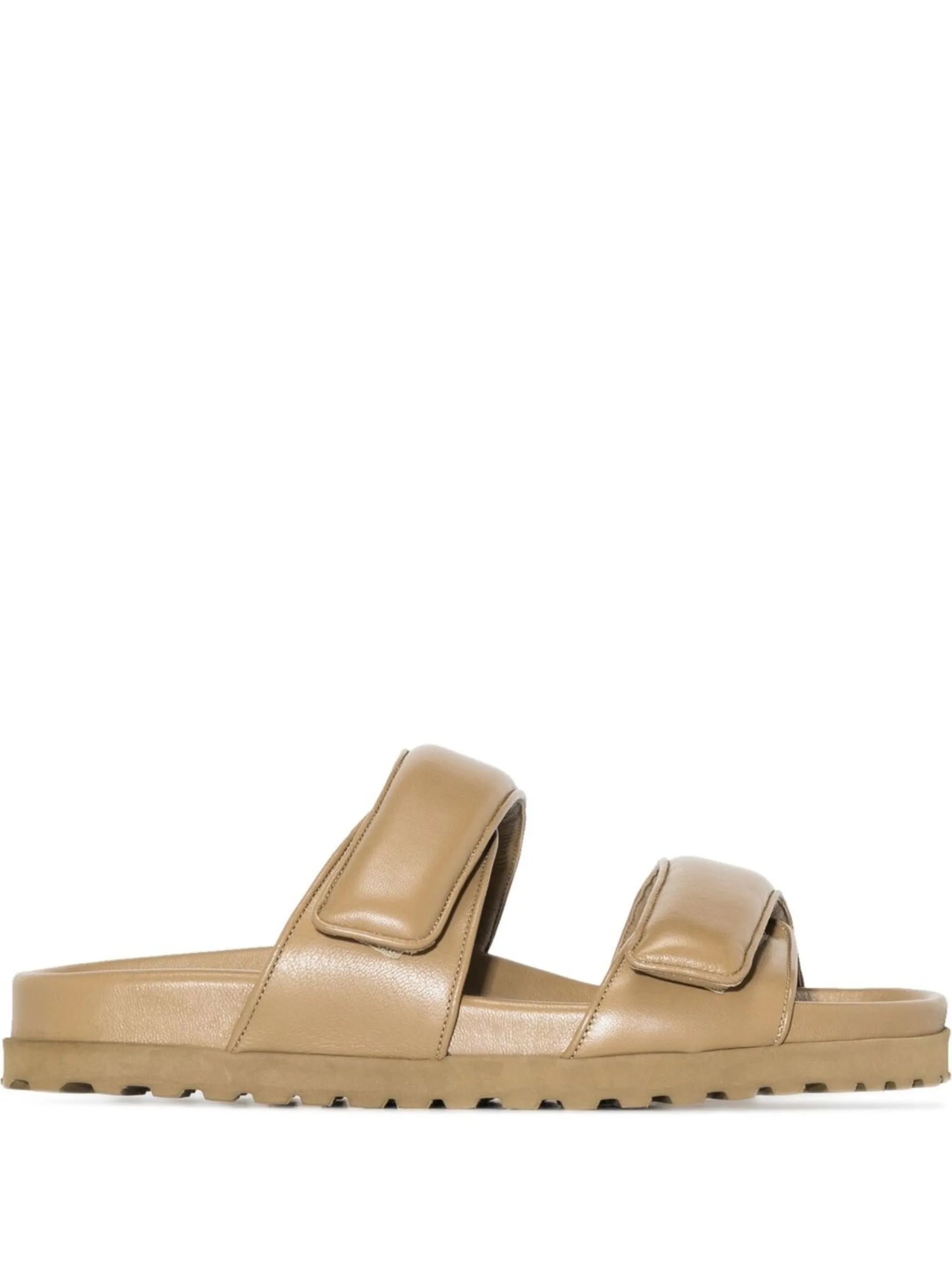 double strap flat sandals