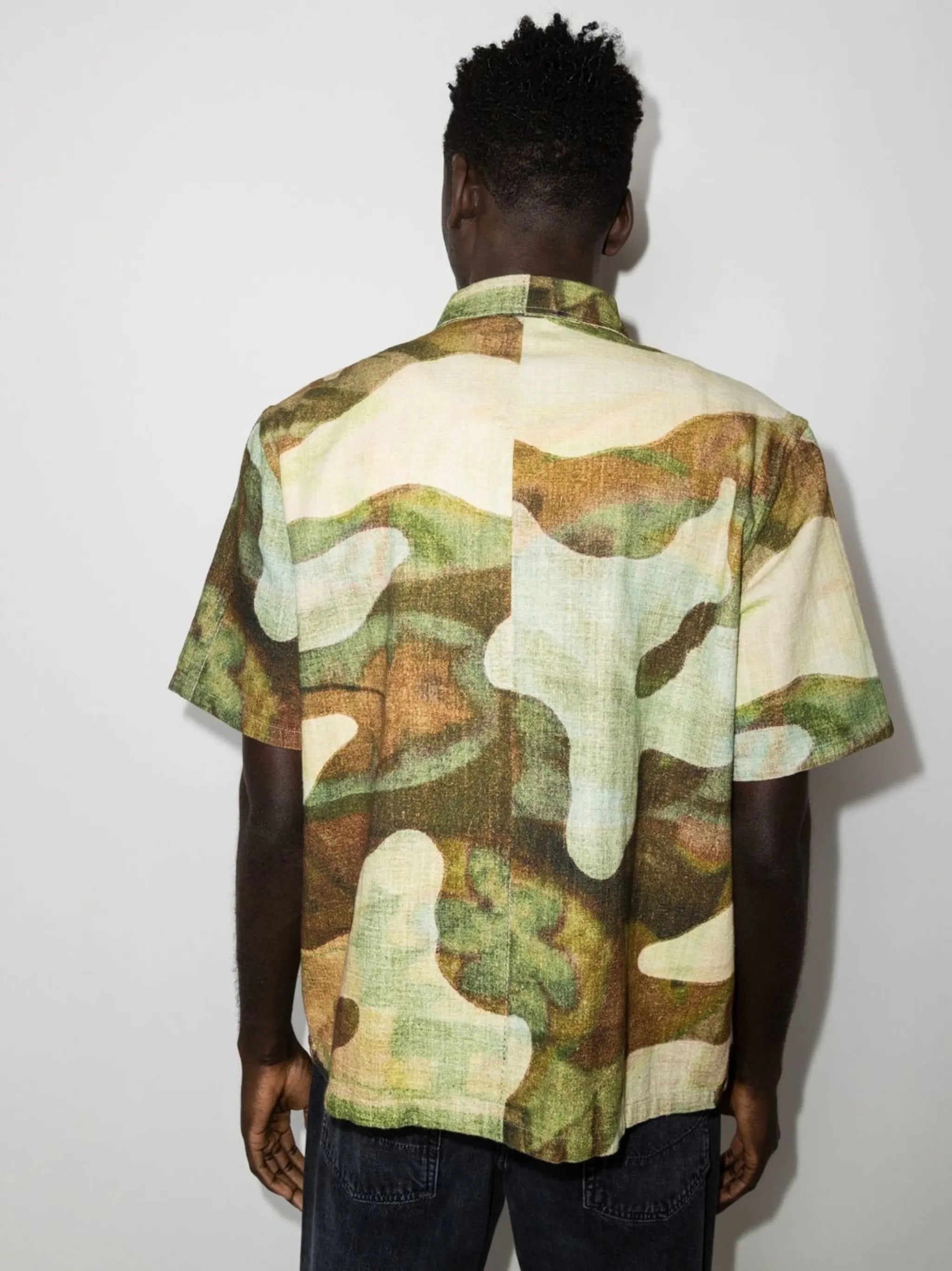 Landscape Camo-print shirt