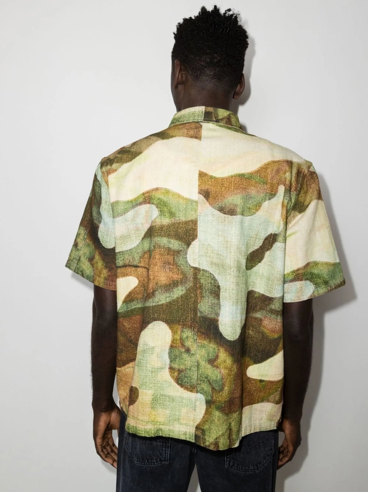 Landscape Camo-print shirt